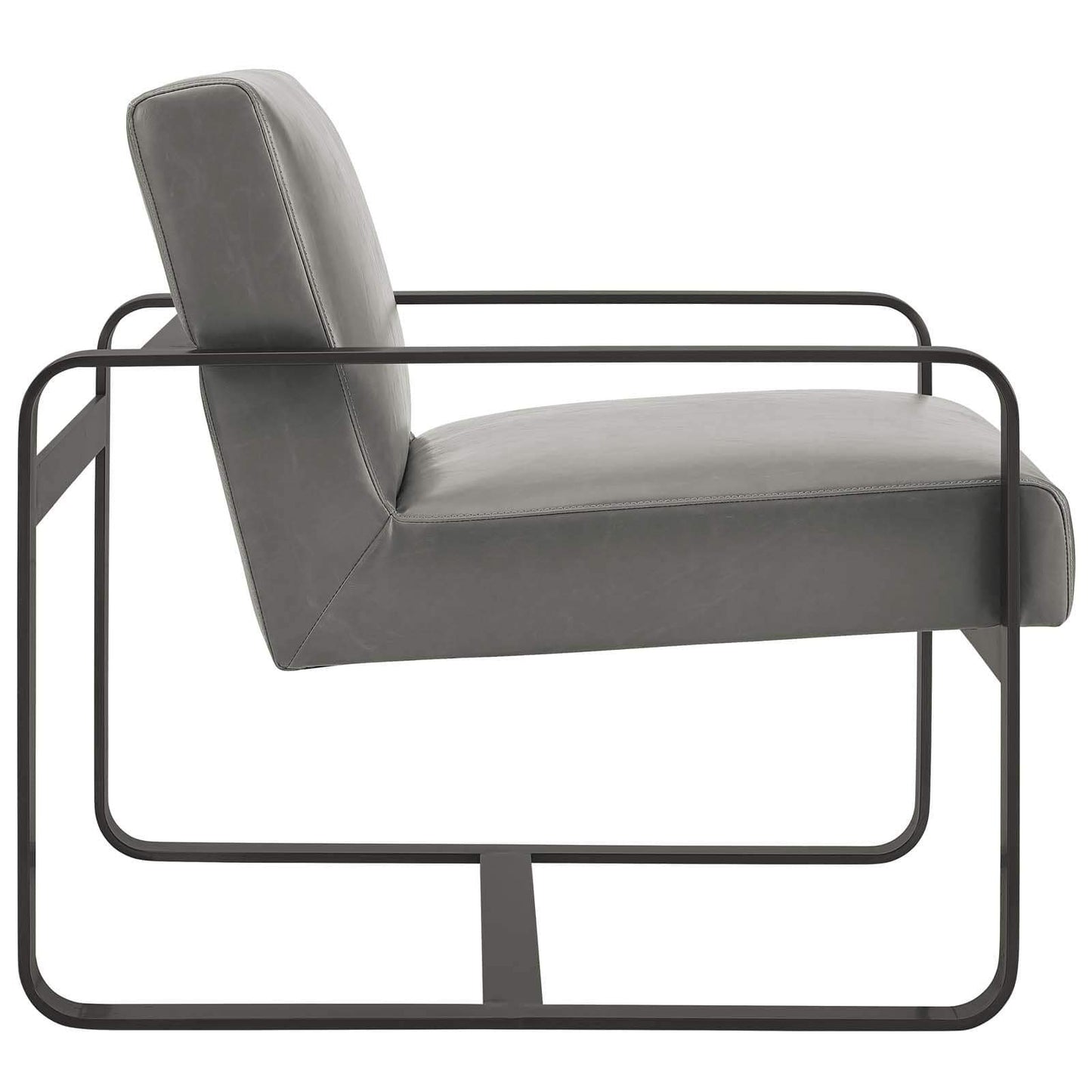 Modway Astute Faux Leather Armchair