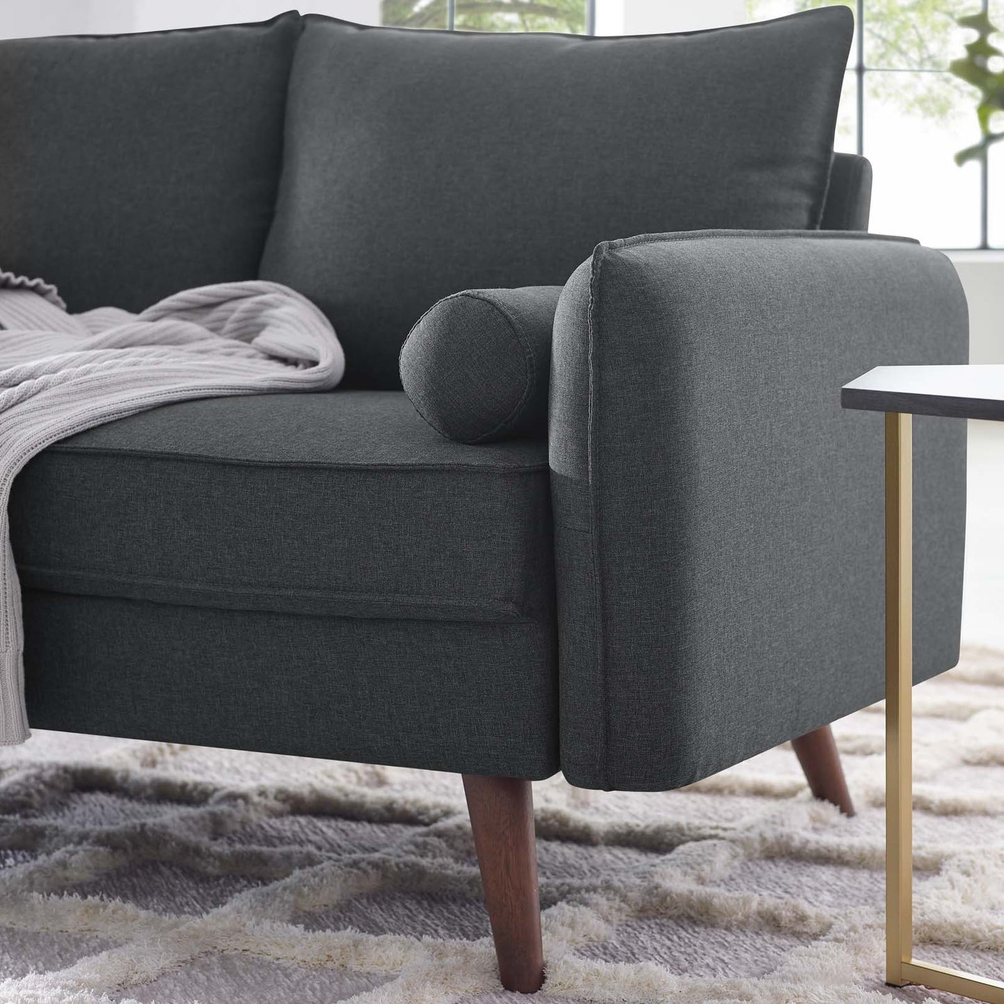 Modway Revive Upholstered Fabric Loveseat | Loveseats | Modishstore-10