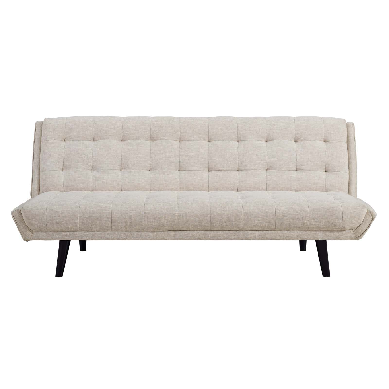 Modway Glance Tufted Convertible Fabric Sofa Bed | Sofas | 