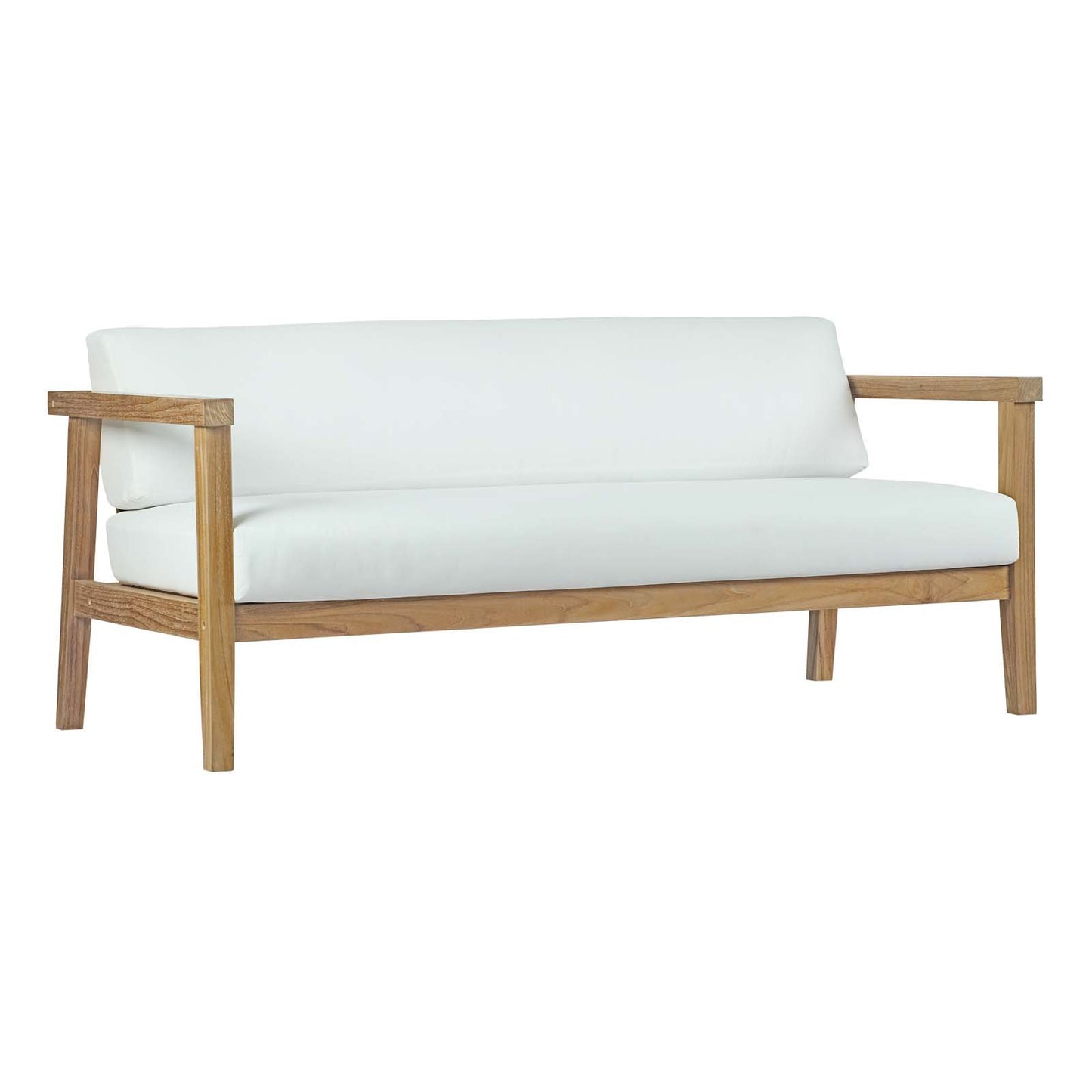 Modway Bayport 8 Piece Outdoor Patio Teak Set