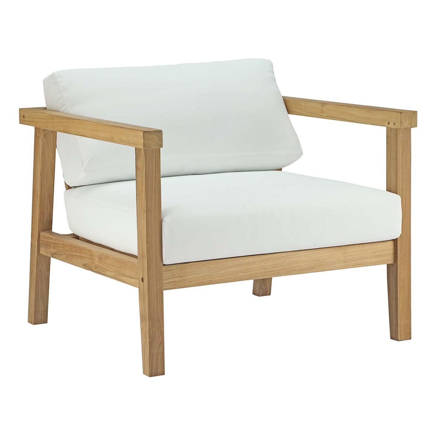 Modway Bayport 4 Piece Outdoor Patio Teak Set