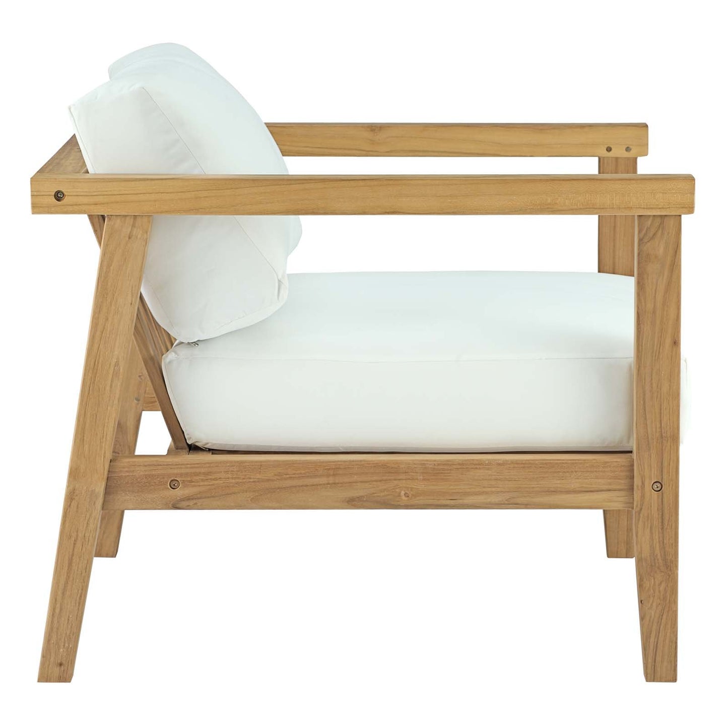 Modway Bayport 4 Piece Outdoor Patio Teak Set