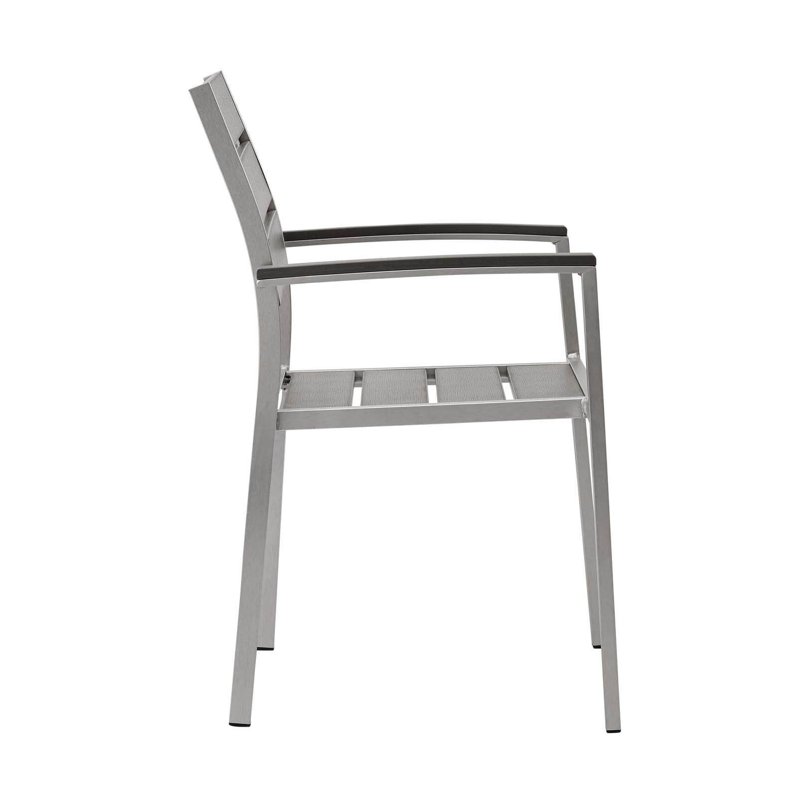 Modway Shore Outdoor Patio Aluminum Dining Armchair | Dining Chairs | Modishstore-2