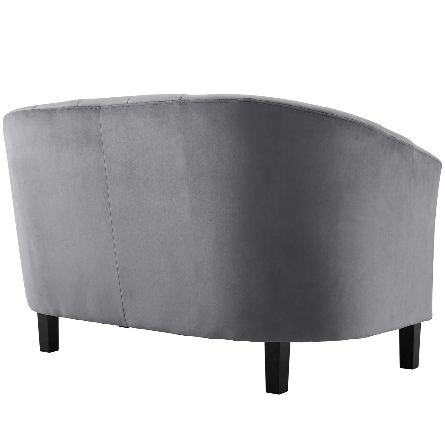 Modway Prospect Channel Tufted Upholstered Velvet Loveseat | Loveseats | Modishstore-15