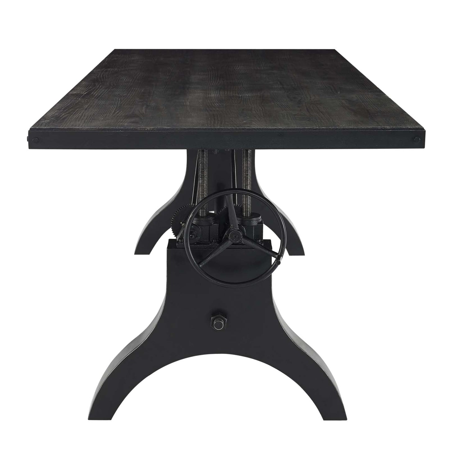 Modway Genuine 96" Crank Height Adjustable Rectangle Dining and Conference Table | Dining Tables | 