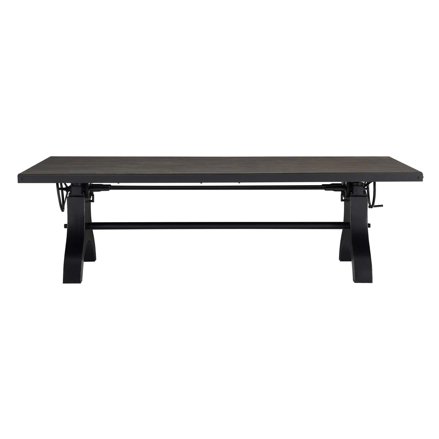 Modway Genuine 96" Crank Height Adjustable Rectangle Dining and Conference Table | Dining Tables | 