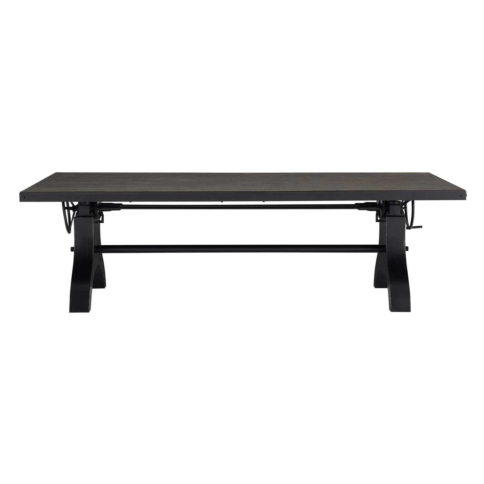 Modway Genuine 96" Crank Height Adjustable Rectangle Dining and Conference Table | Dining Tables | 