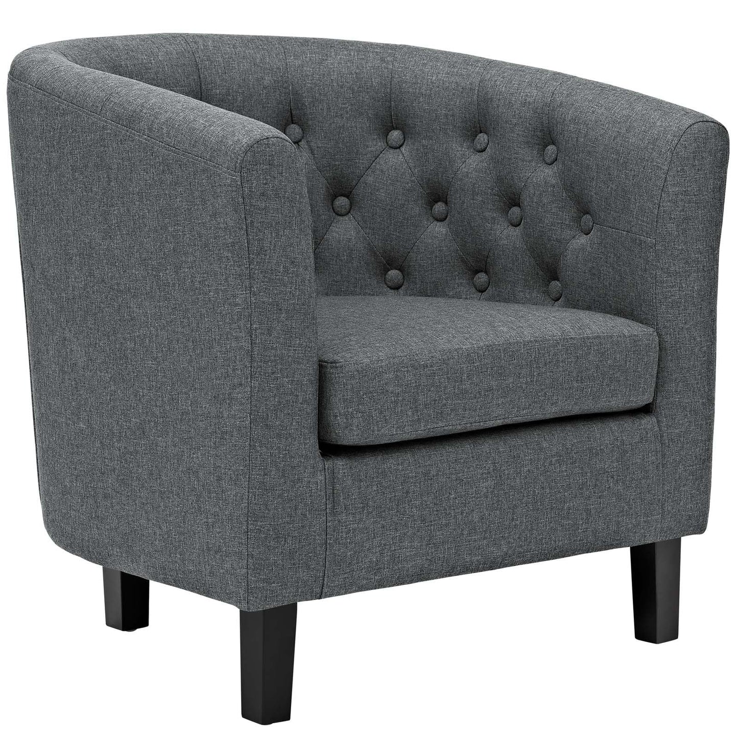 Modway Prospect 3 Piece Upholstered Fabric Loveseat and Armchair Set | Loveseats | Modishstore-43