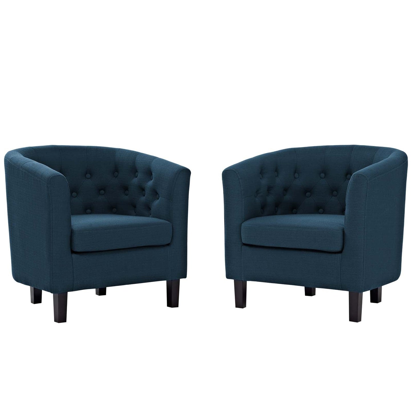 Modway Prospect 2 Piece Upholstered Fabric Armchair Set | Armchairs | Modishstore-2