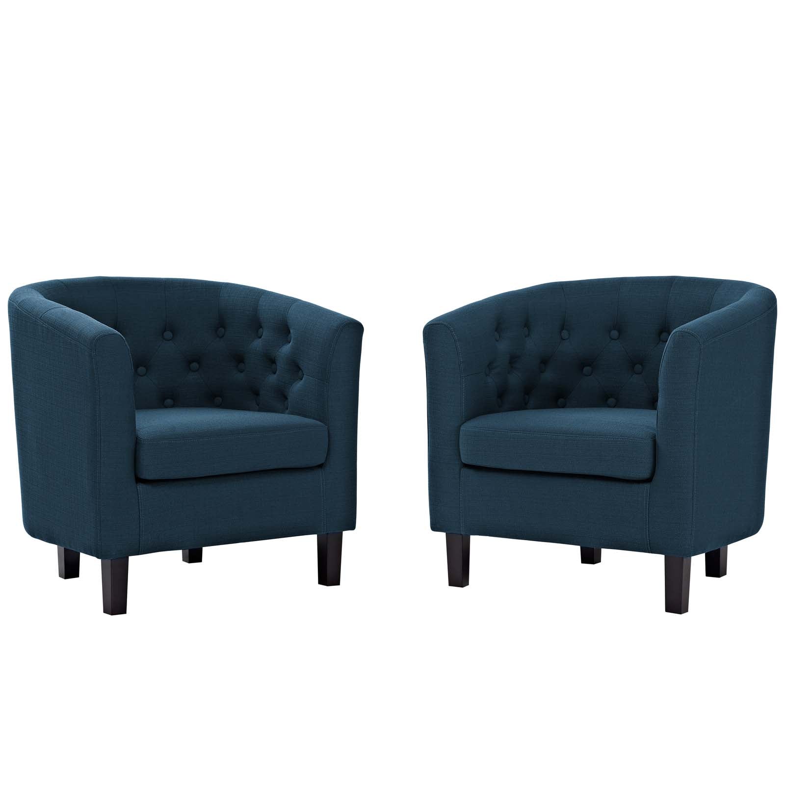 Modway Prospect 2 Piece Upholstered Fabric Armchair Set | Armchairs | Modishstore-2