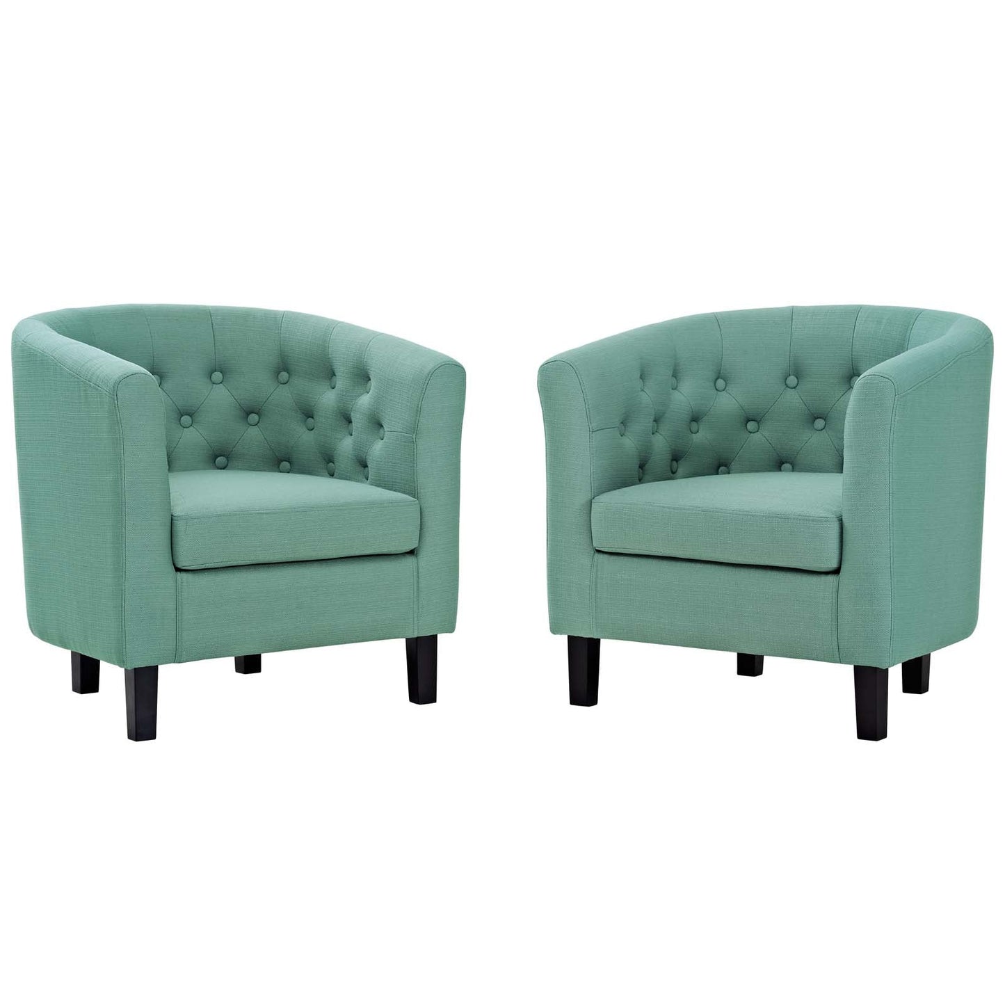Modway Prospect 2 Piece Upholstered Fabric Armchair Set | Armchairs | Modishstore-7