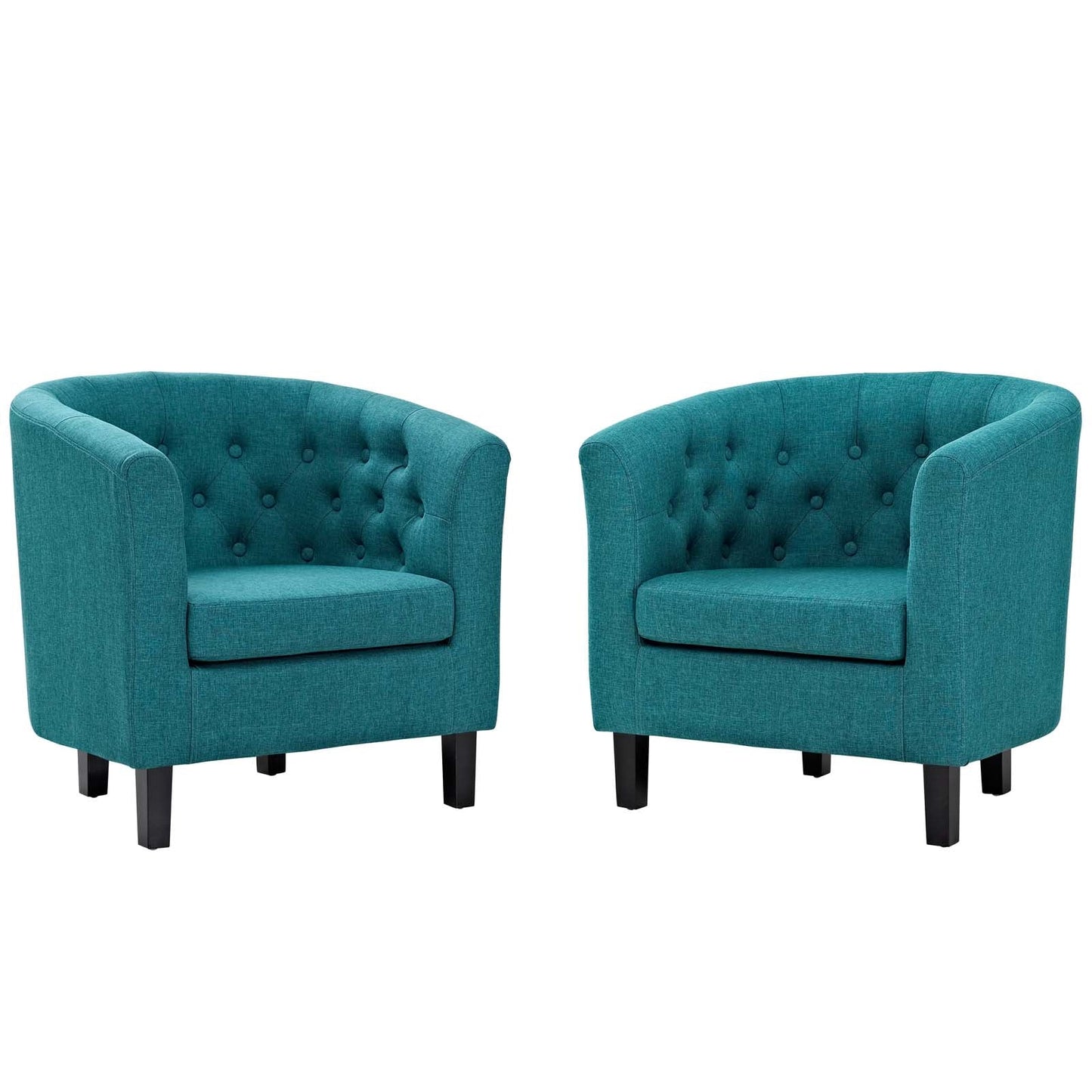 Modway Prospect 2 Piece Upholstered Fabric Armchair Set | Armchairs | Modishstore-11