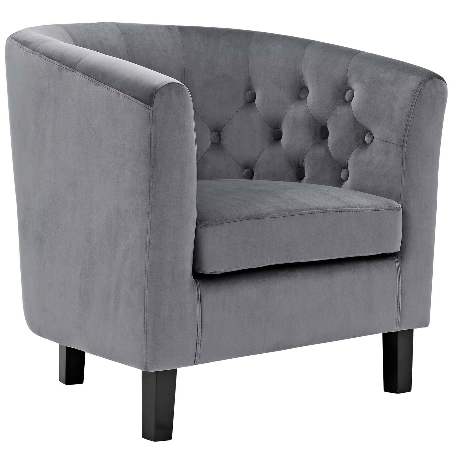 Modway Prospect 3 Piece Performance Velvet Loveseat and Armchair Set | Loveseats | Modishstore-26