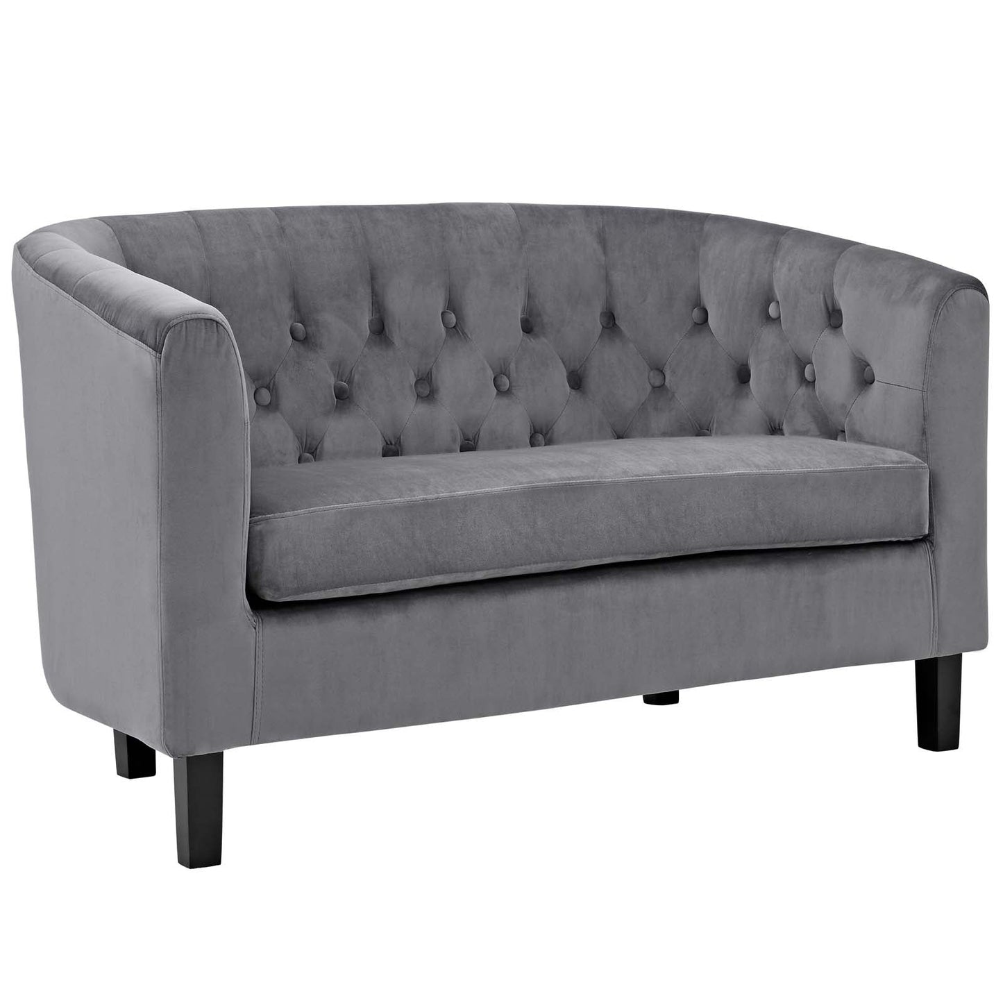 Modway Prospect 3 Piece Performance Velvet Loveseat and Armchair Set | Loveseats | Modishstore-14