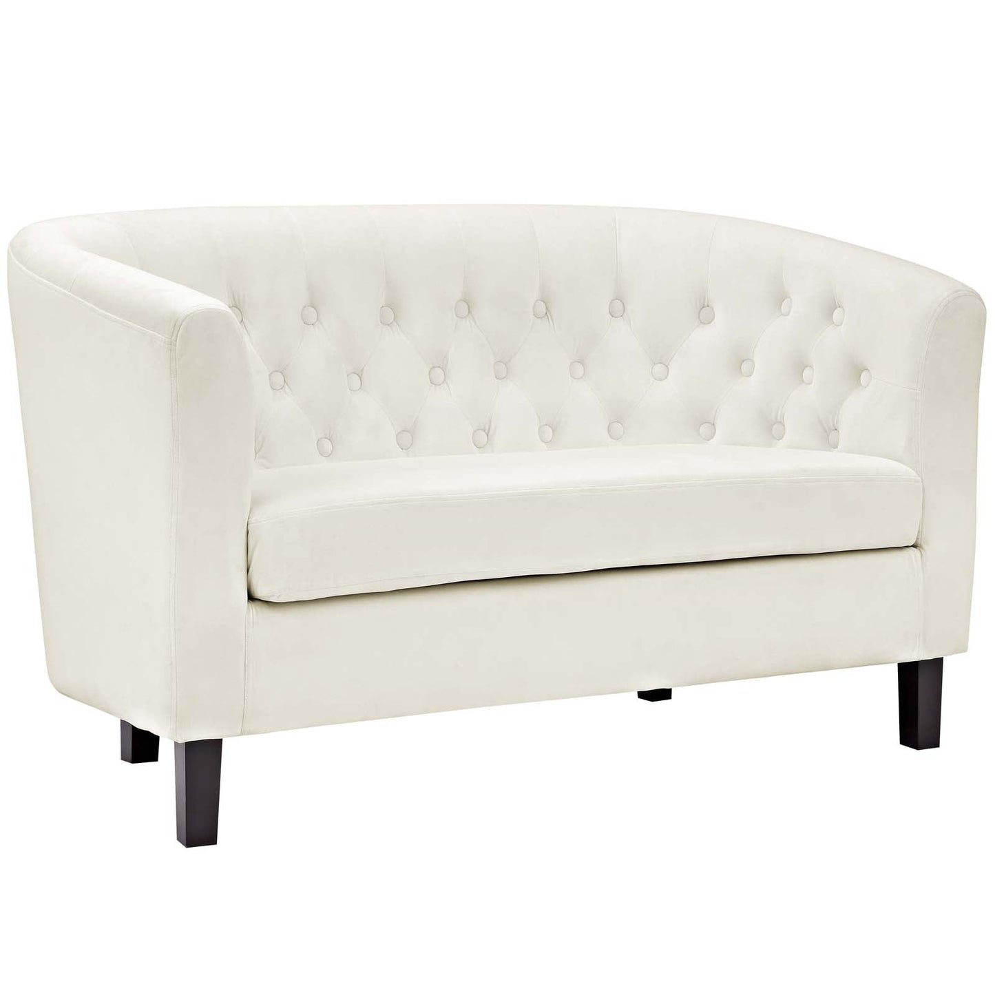 Modway Prospect 3 Piece Performance Velvet Loveseat and Armchair Set | Loveseats | Modishstore-16