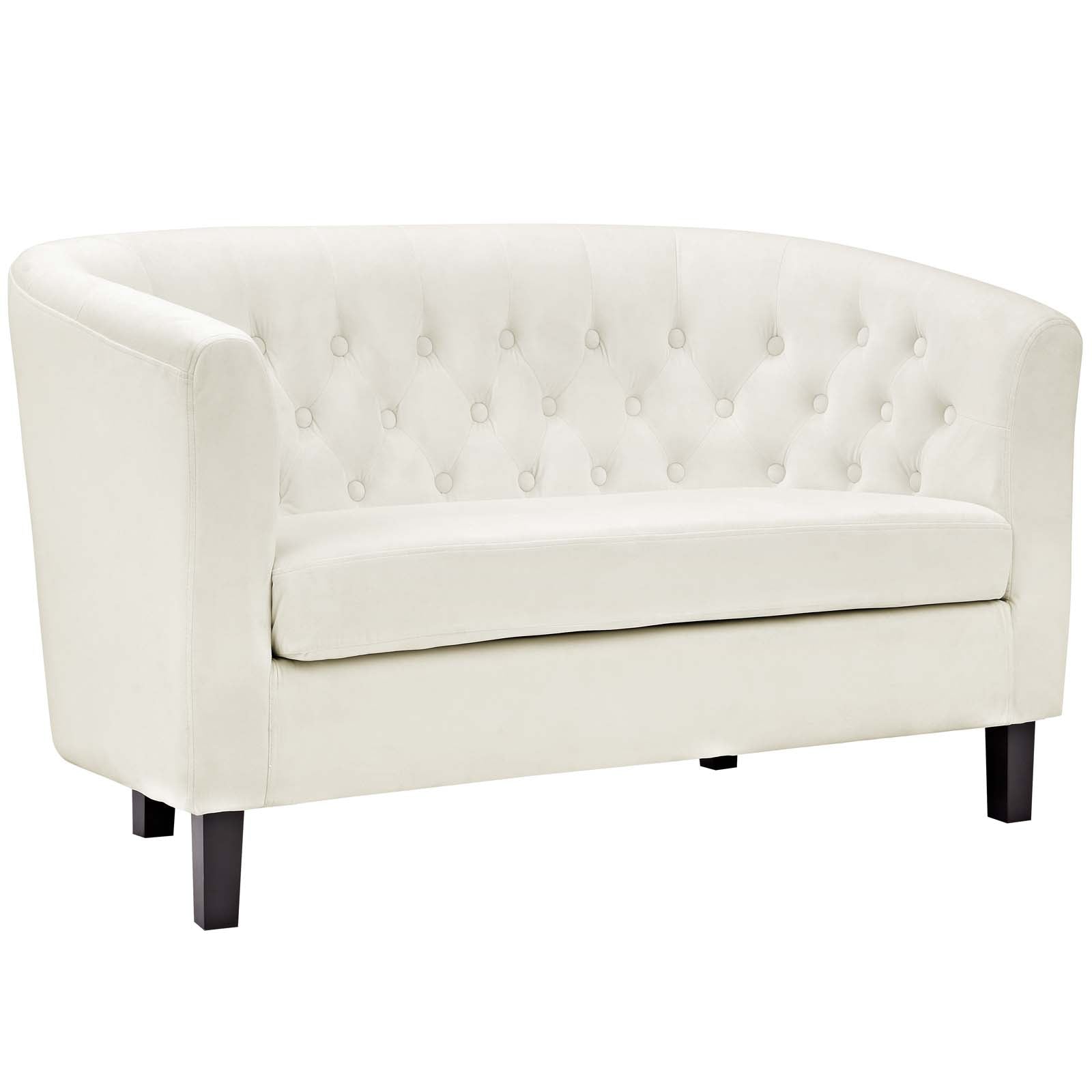 Modway Prospect 3 Piece Performance Velvet Loveseat and Armchair Set | Loveseats | Modishstore-16
