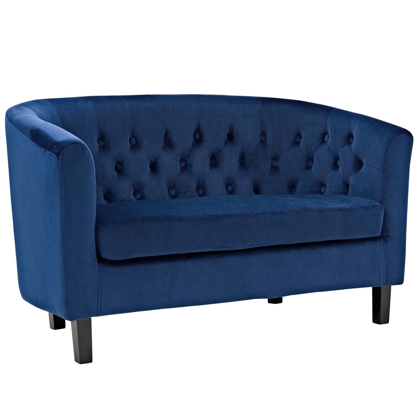 Modway Prospect 3 Piece Performance Velvet Loveseat and Armchair Set | Loveseats | Modishstore-18