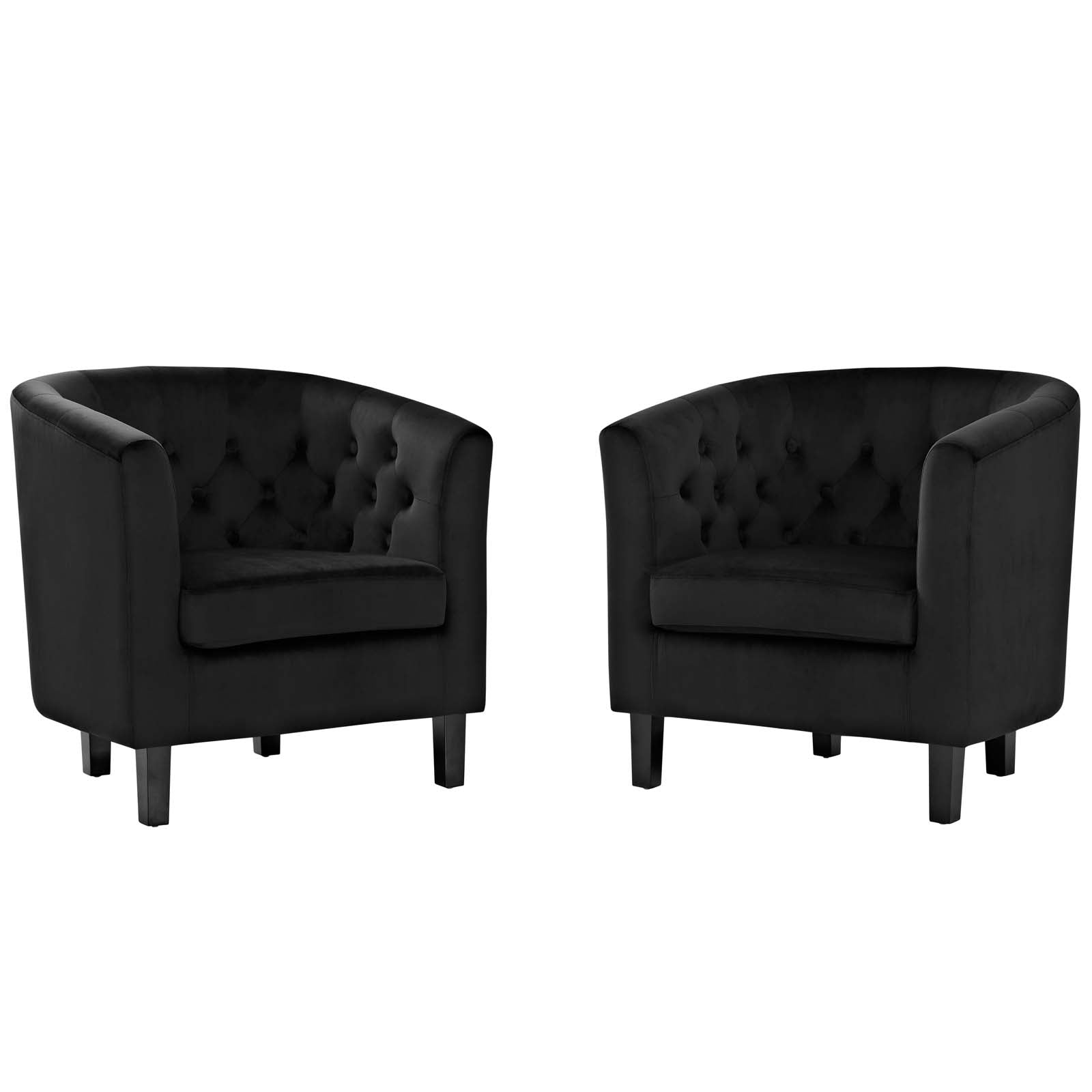 Modway Prospect 2 Piece Performance Velvet Armchair Set | Armchairs | Modishstore-13
