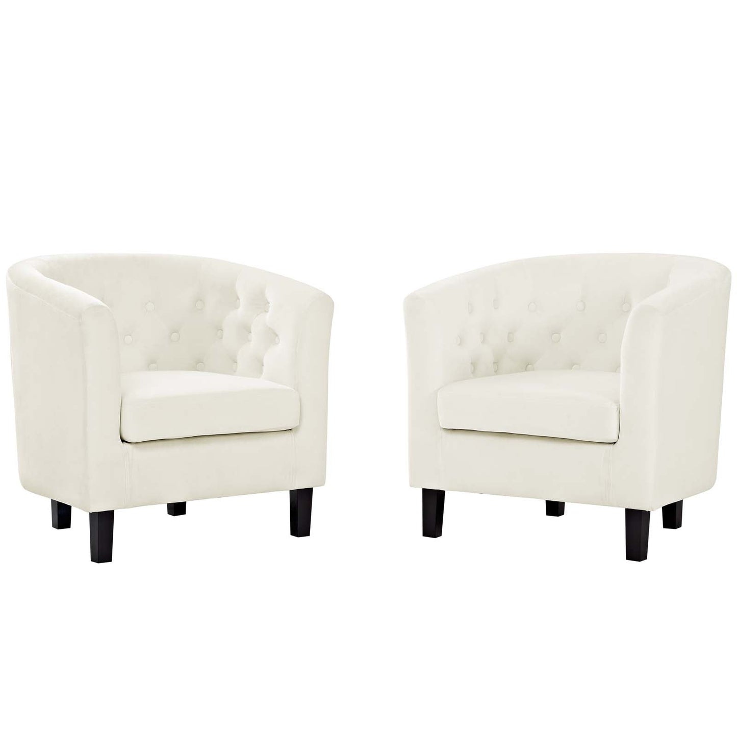 Modway Prospect 2 Piece Performance Velvet Armchair Set | Armchairs | Modishstore-12