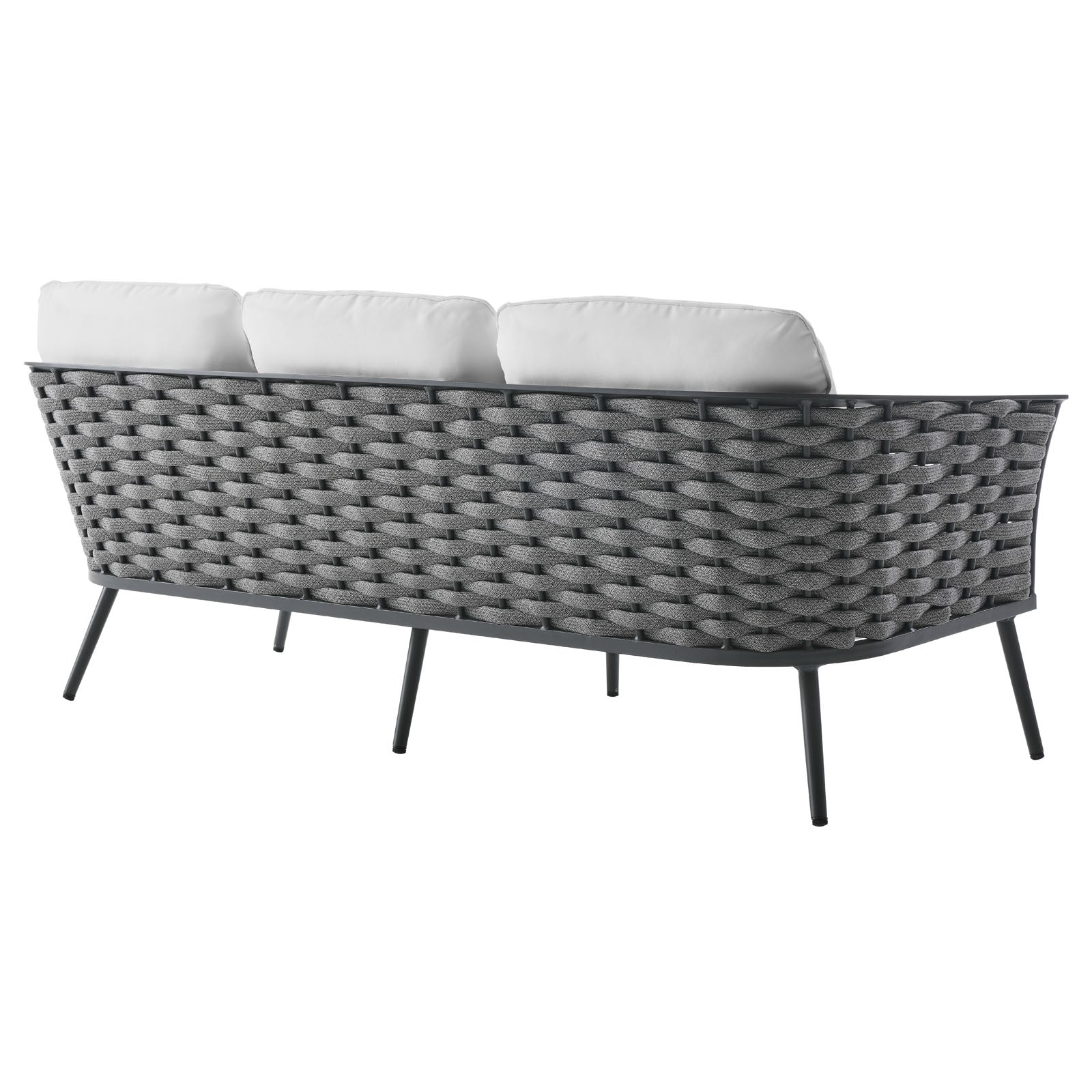 Modway Stance 6 Piece Outdoor Patio Aluminum Sectional Sofa Set | Outdoor Sofas, Loveseats & Sectionals | Modishstore-23