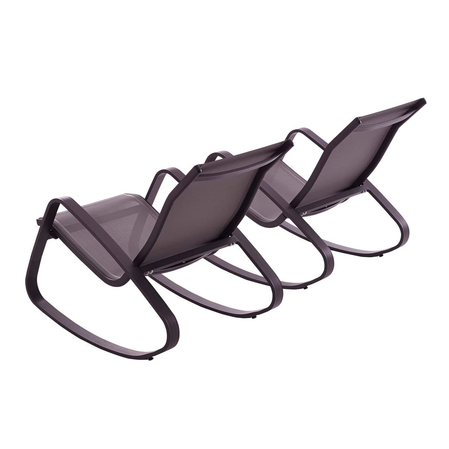 Modway Traveler Rocking Lounge Chair Outdoor Patio Mesh Sling Set of 2 | Outdoor Recliners & Lounge Chairs | Modishstore-4