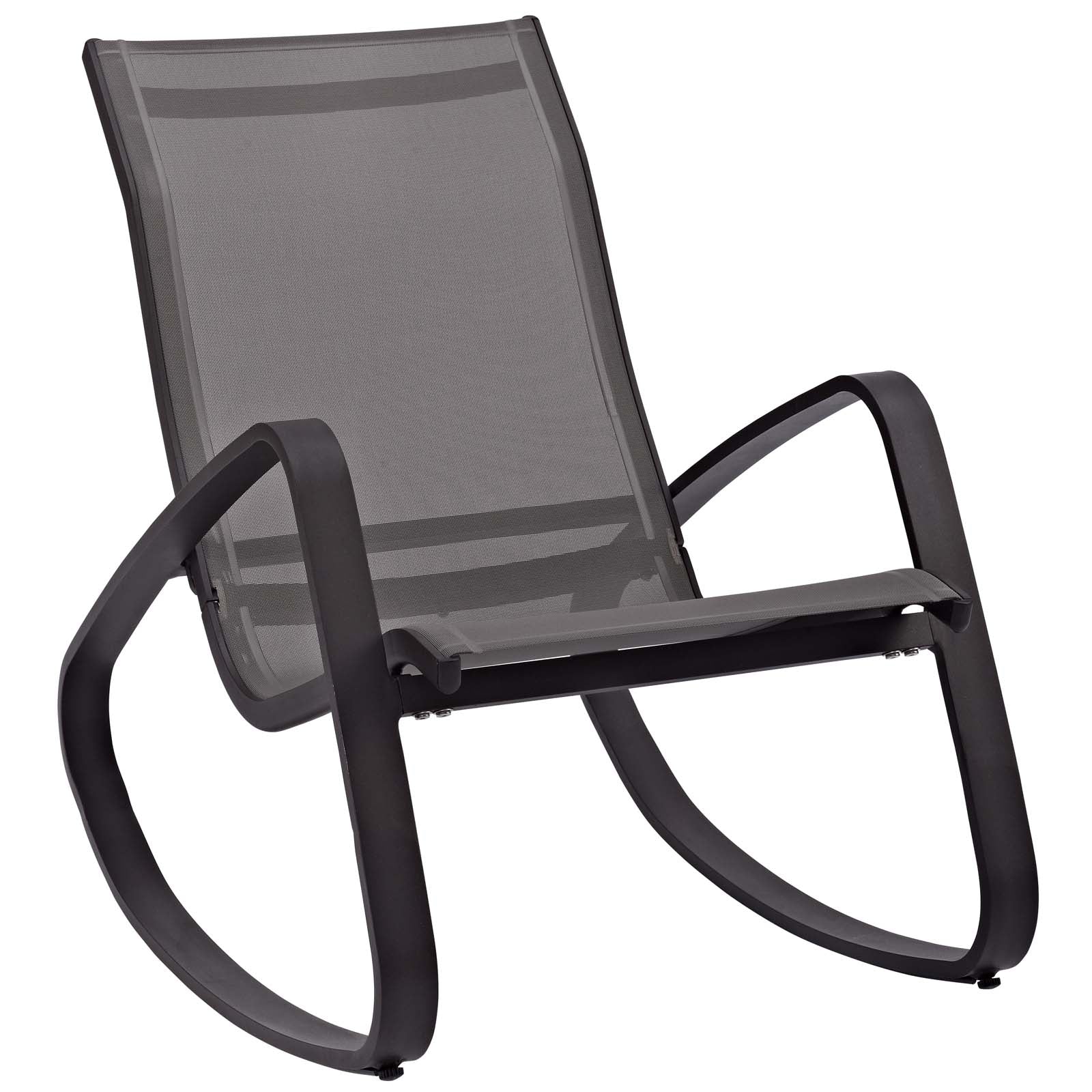 Modway Traveler Rocking Lounge Chair Outdoor Patio Mesh Sling Set of 2 | Outdoor Recliners & Lounge Chairs | Modishstore-8