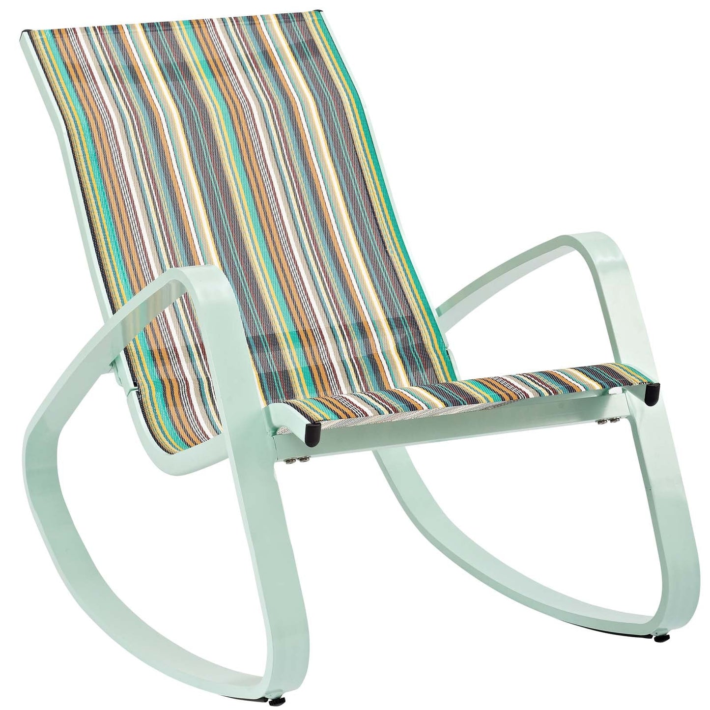 Modway Traveler Rocking Lounge Chair Outdoor Patio Mesh Sling Set of 2 | Outdoor Recliners & Lounge Chairs | Modishstore-12