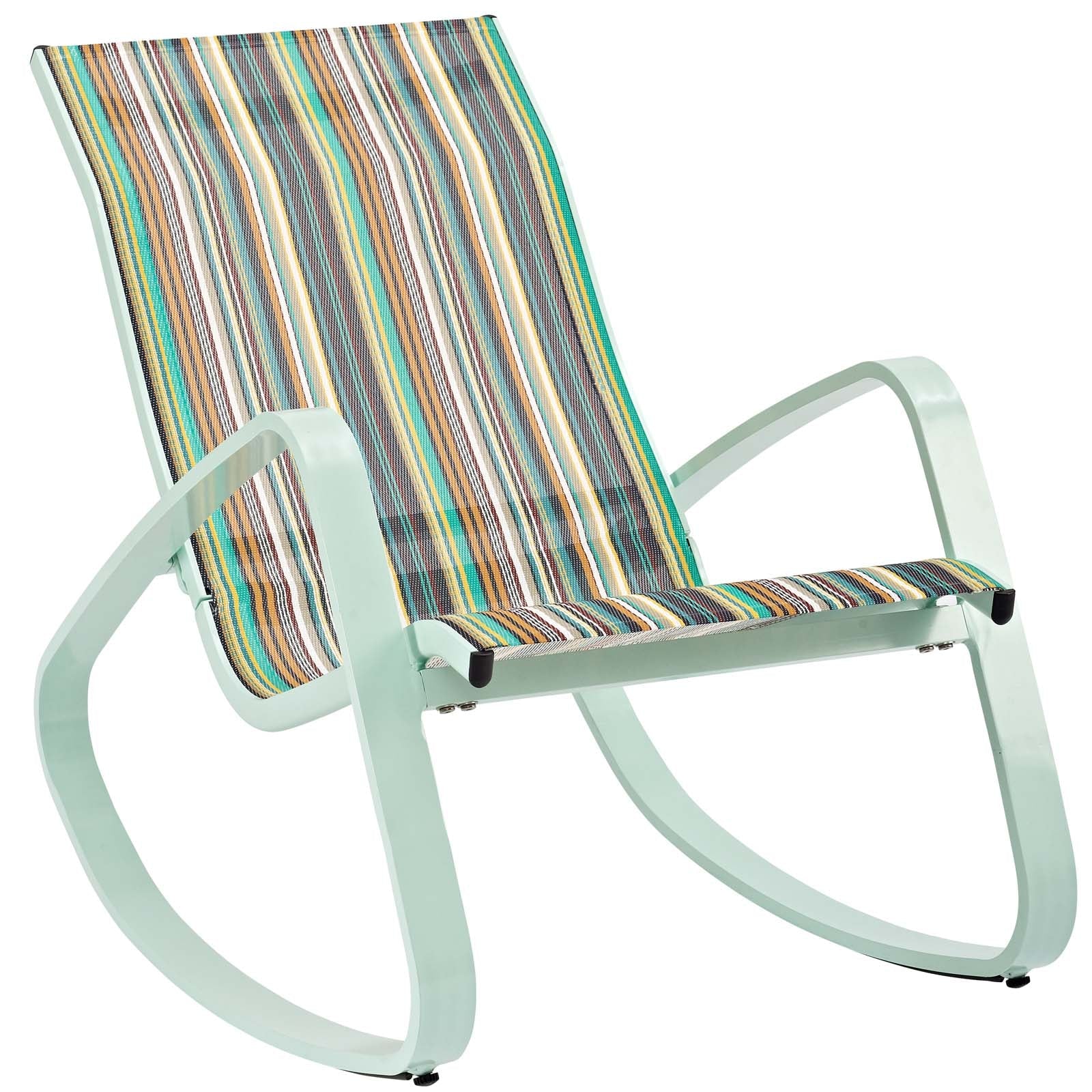 Modway Traveler Rocking Lounge Chair Outdoor Patio Mesh Sling Set of 2 | Outdoor Recliners & Lounge Chairs | Modishstore-12