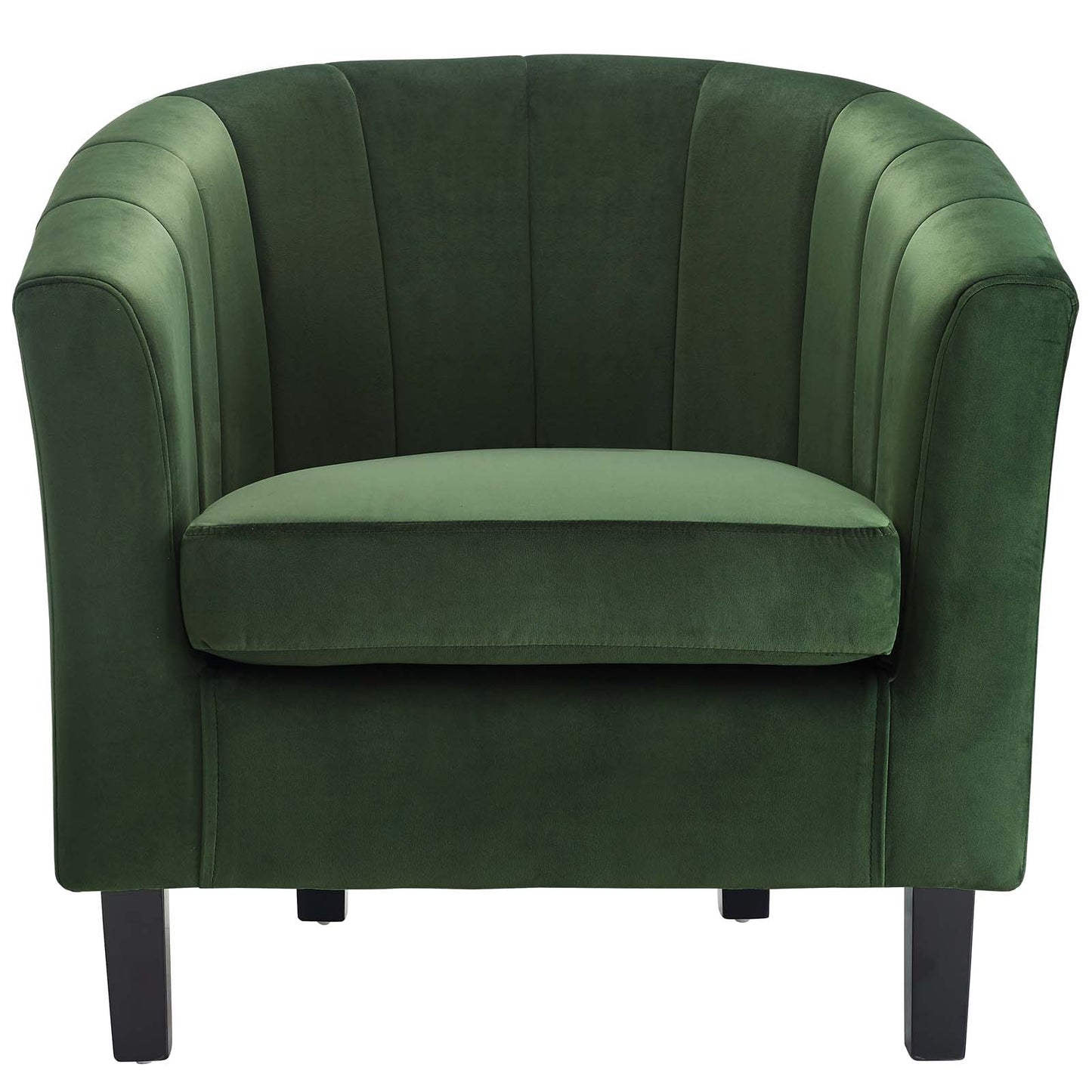 Modway Prospect Channel Tufted Upholstered Velvet Armchair | Armchairs | Modishstore-8