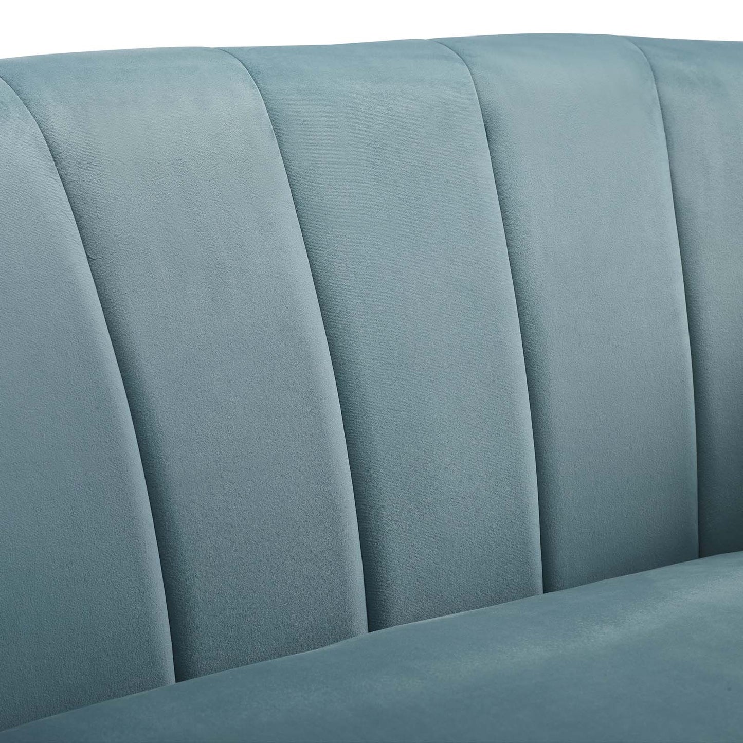 Modway Prospect Channel Tufted Upholstered Velvet Armchair | Armchairs | Modishstore-22