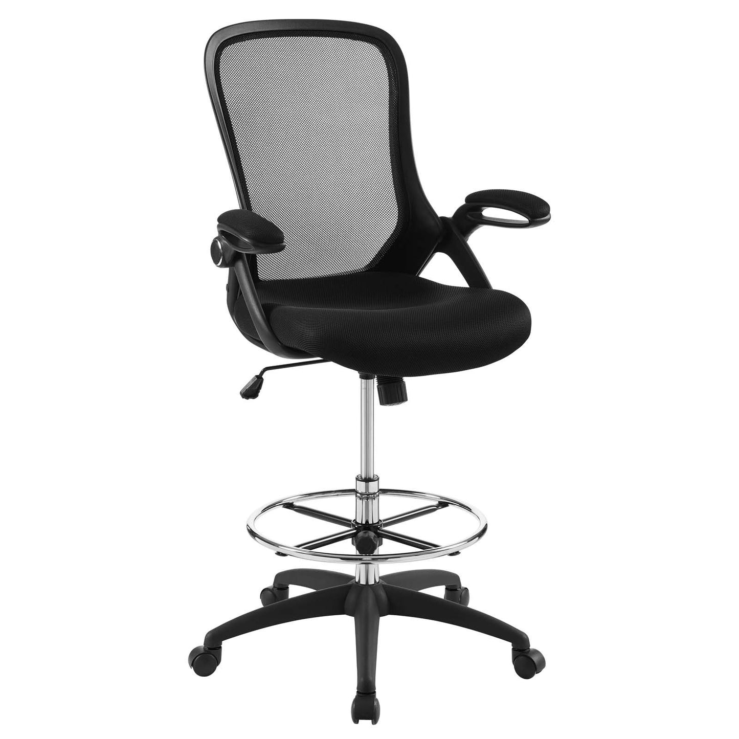 Modway Assert Mesh Drafting Chair Black