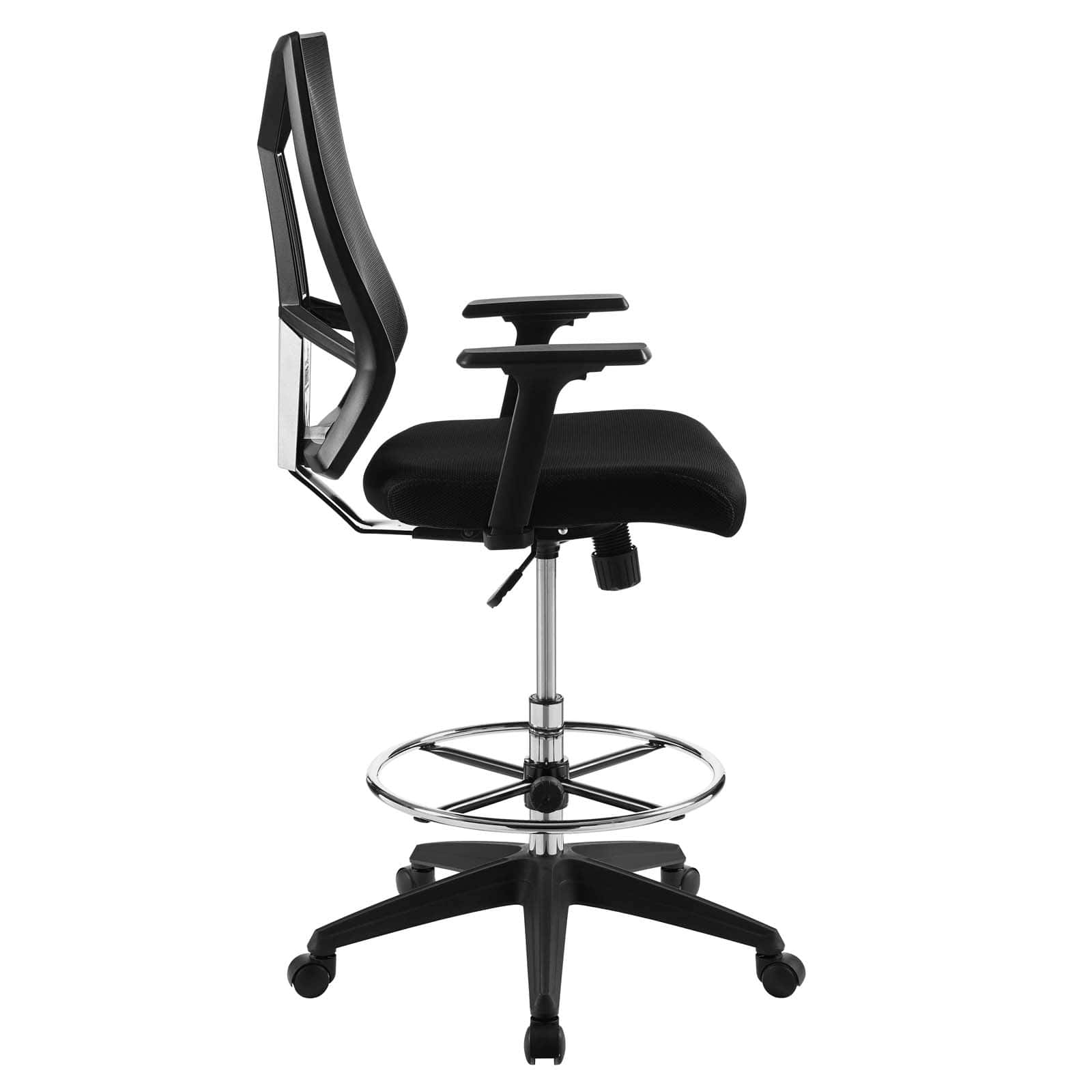 Modway Extol Mesh Drafting Chair Black | Office Chairs | 