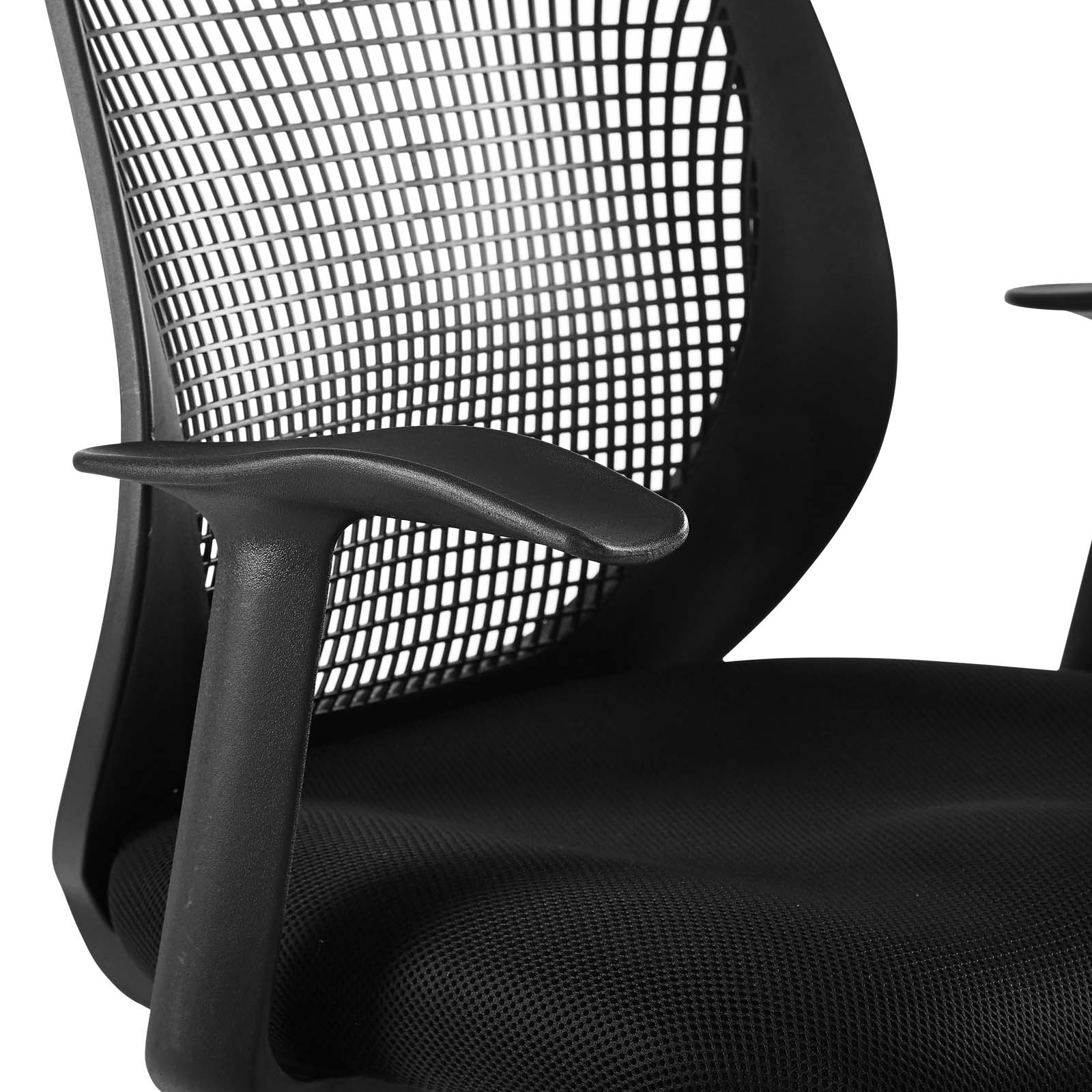 Modway Intrepid Mesh Drafting Chair Black | Office Chairs | 