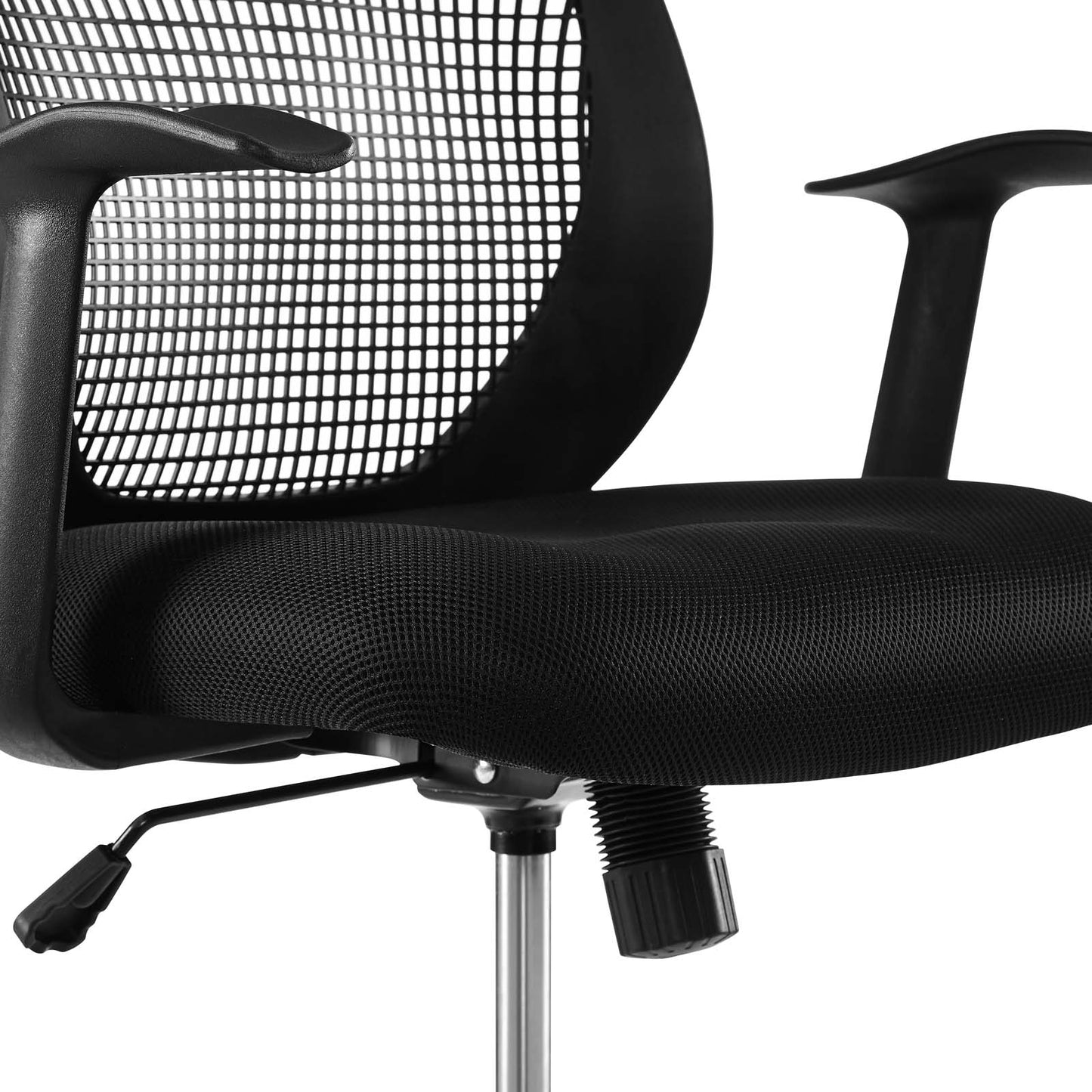 Modway Intrepid Mesh Drafting Chair Black | Office Chairs | 