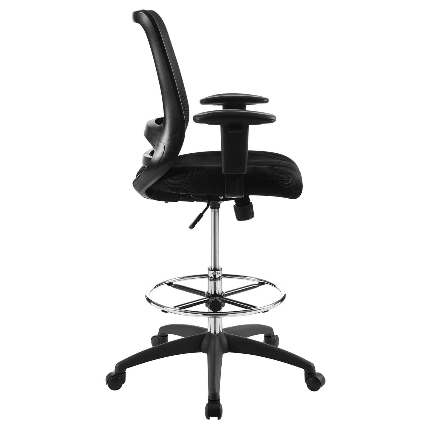 Modway Forge Mesh Drafting Chair Black | Office Chairs | 