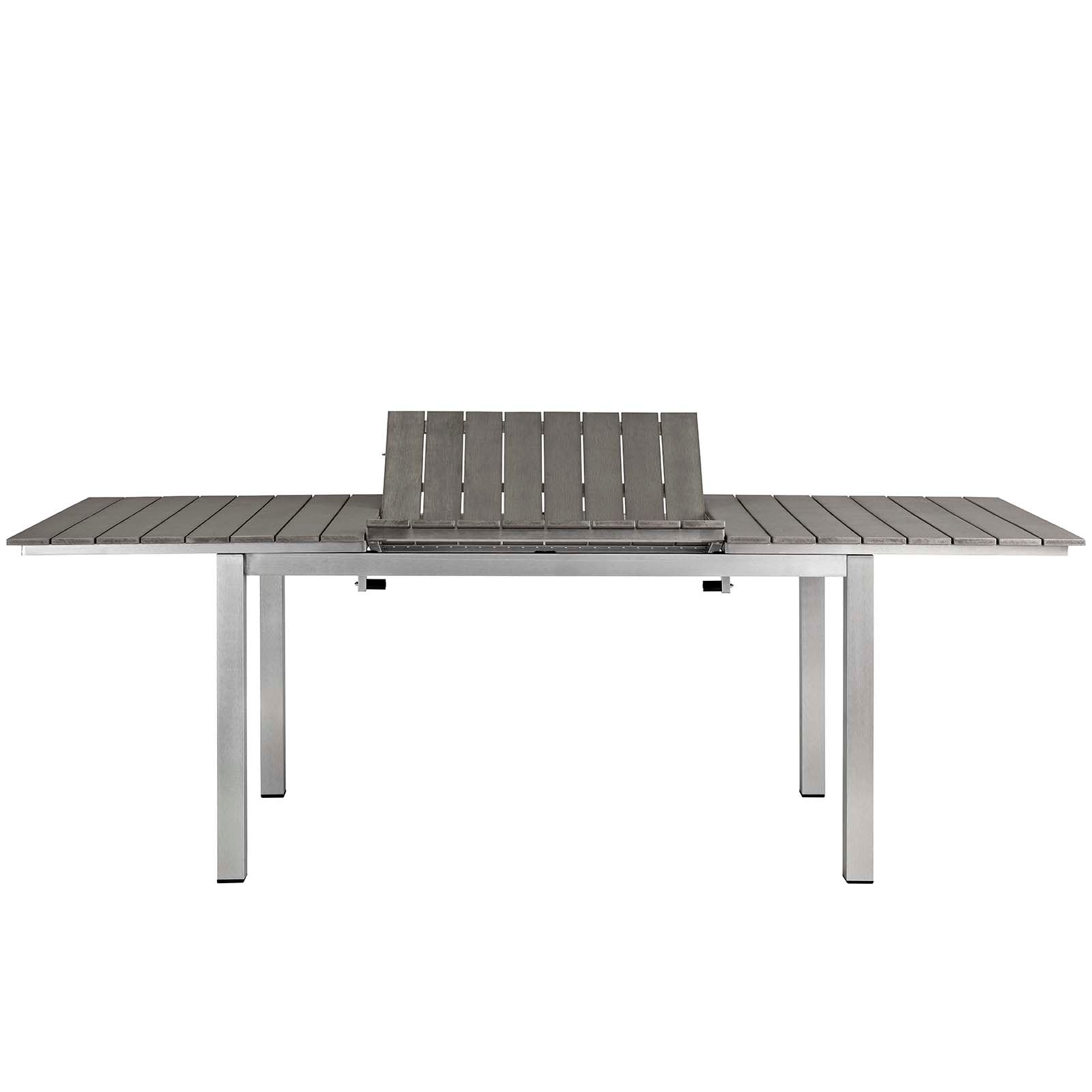 Modway Shore 5 Piece Outdoor Patio Aluminum Outdoor Dining Set | Outdoor Dining Set | Modishstore-3
