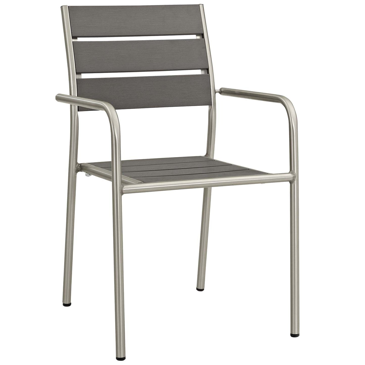 Modway Shore 7 Piece Outdoor Patio Aluminum Outdoor Dining Set