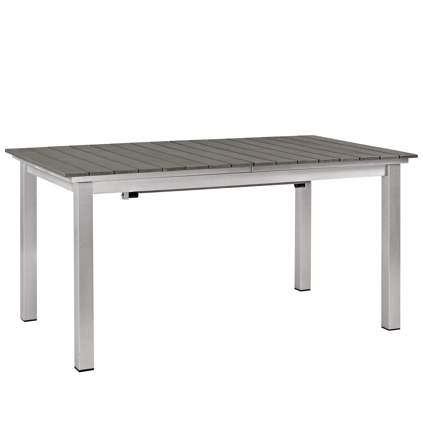 Modway Shore 7 Piece Outdoor Patio Aluminum Outdoor Dining Set- EEI-3200 | Outdoor Dining Set | Modishstore-7