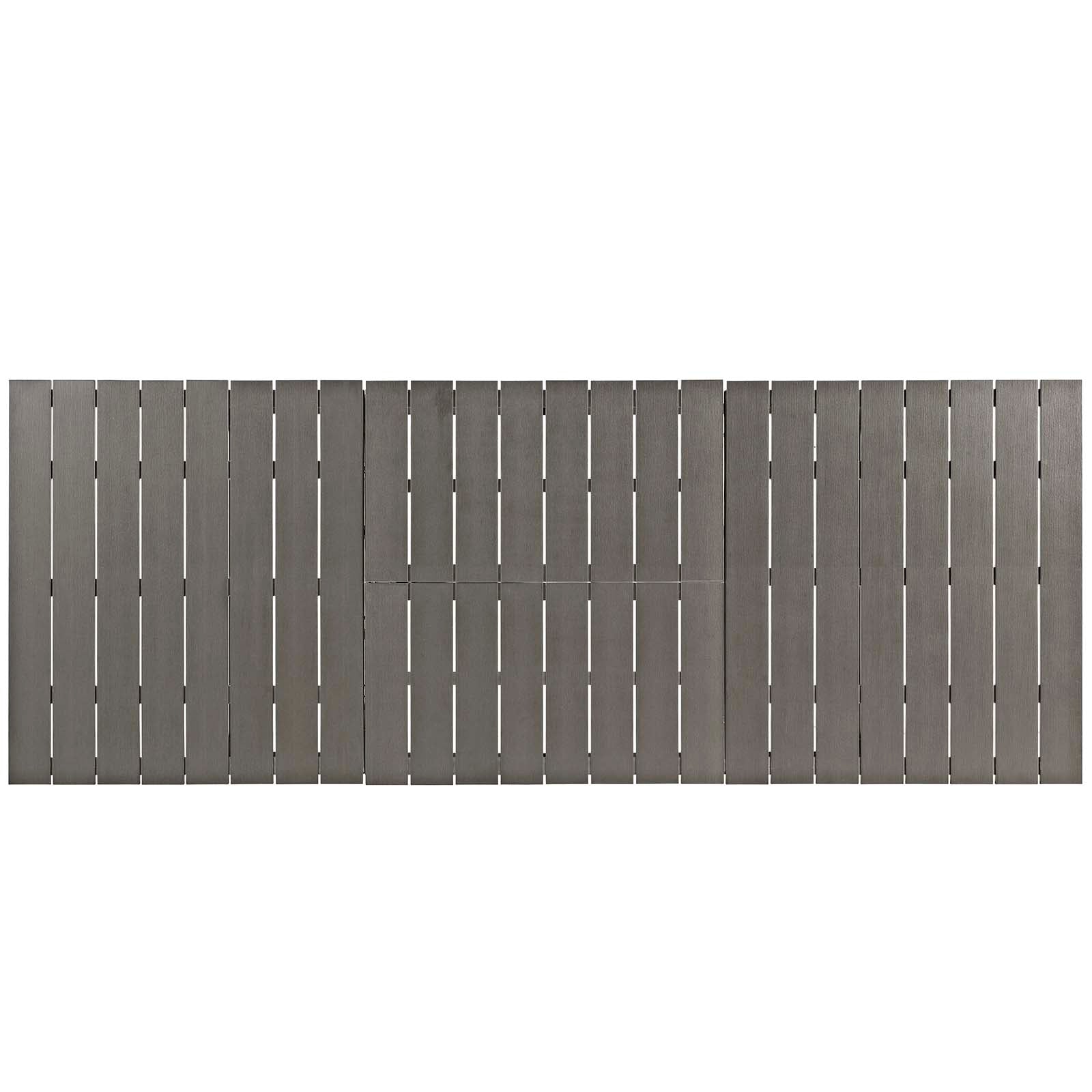 Modway Shore 9 Piece Outdoor Patio Aluminum Outdoor Dining Set | Outdoor Dining Set | Modishstore-2