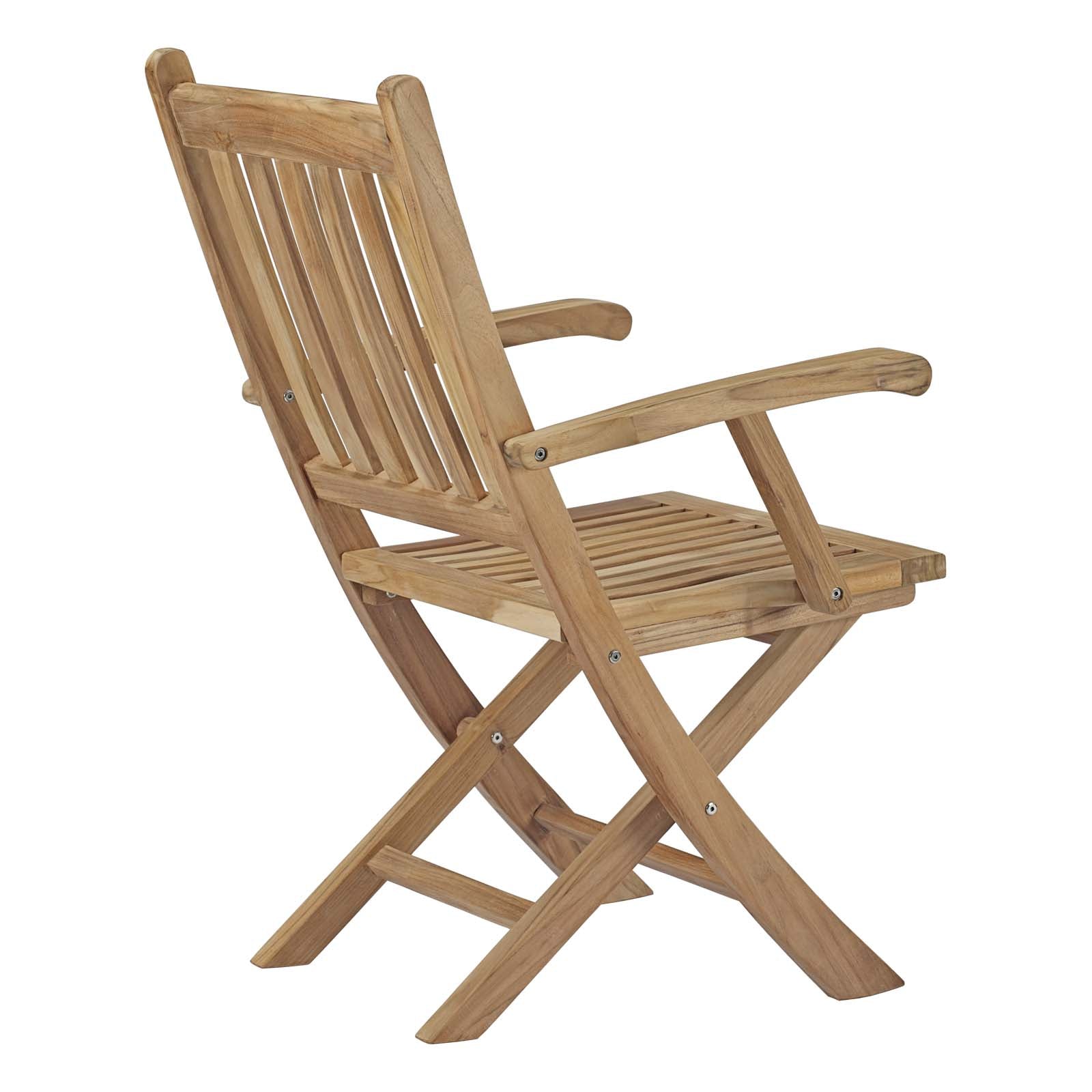 Modway Marina 7 Piece Outdoor Patio Teak Outdoor Dining Set | Outdoor Dining Set | Modishstore-4