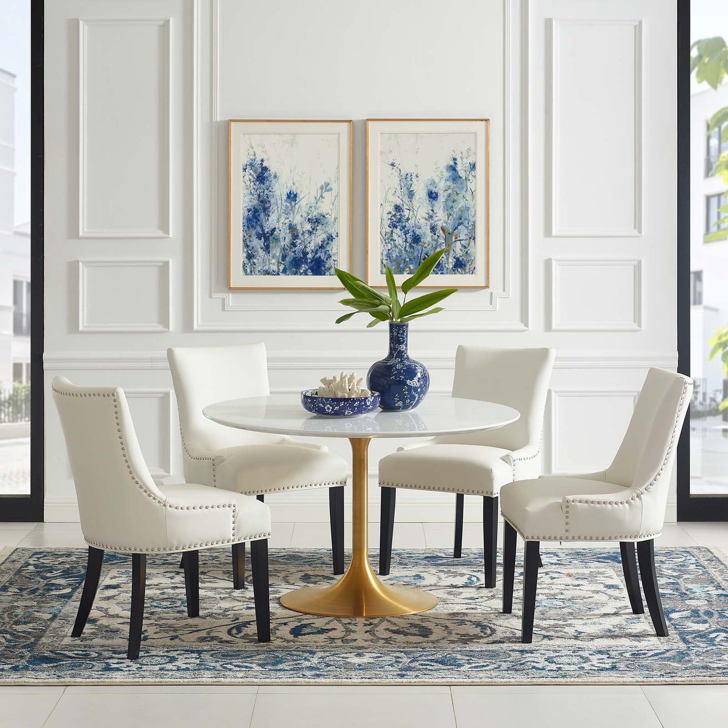 Modway Lippa 47" Round Wood Dining Table - EEI-3227 | Dining Tables | Modishstore-1