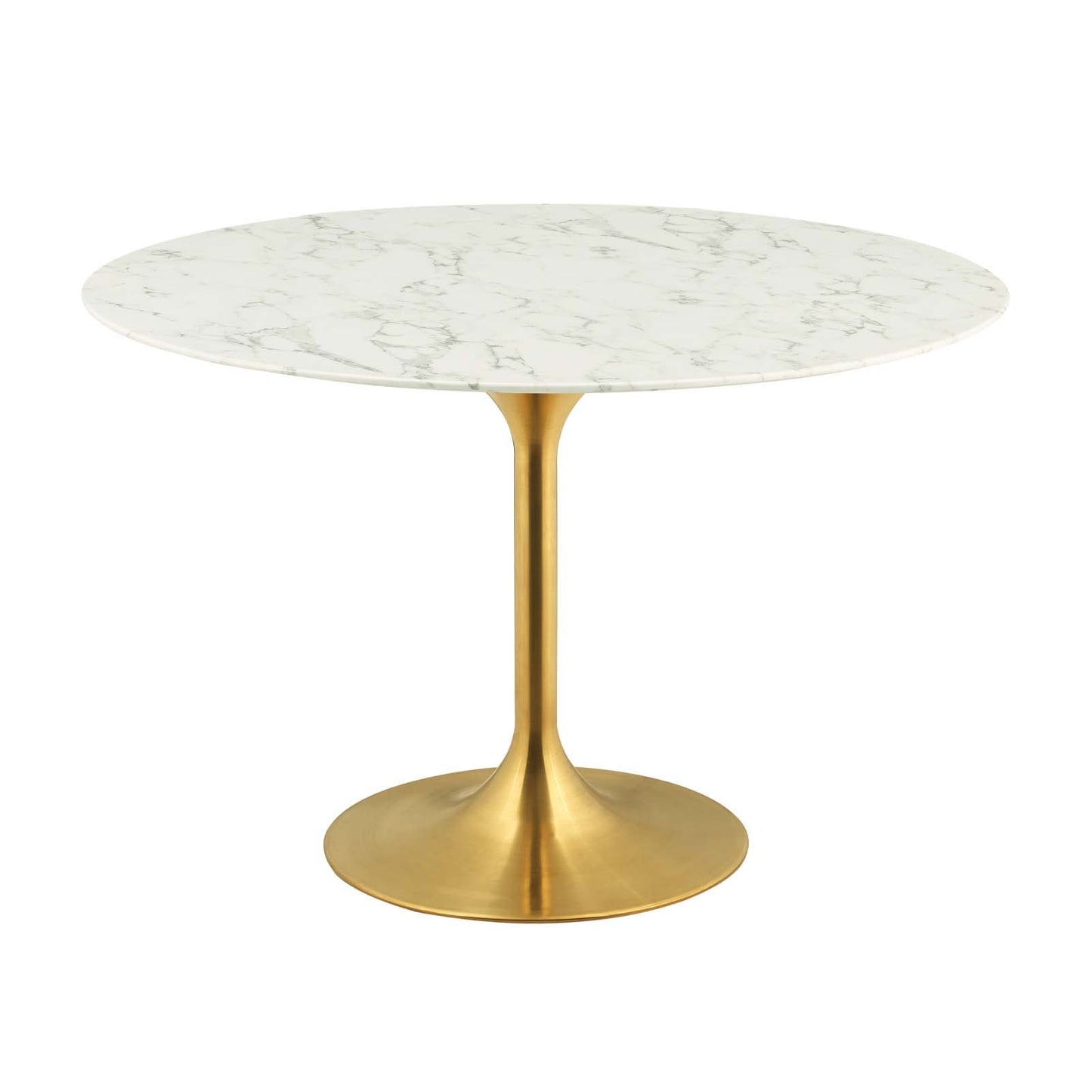 Modway Lippa 47" Round Artificial Marble Dining Table | Dining Tables | Modishstore-2