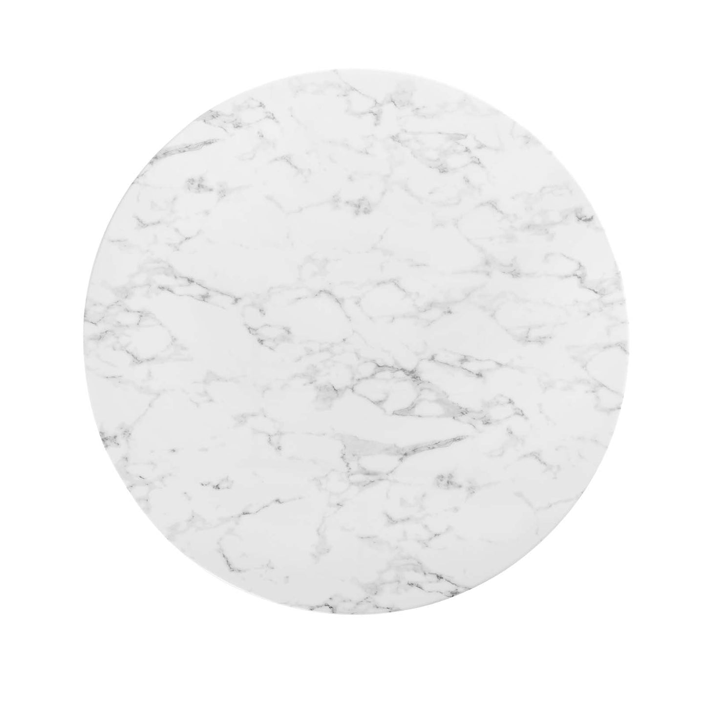 Modway Lippa 47" Round Artificial Marble Dining Table - EEI-3232