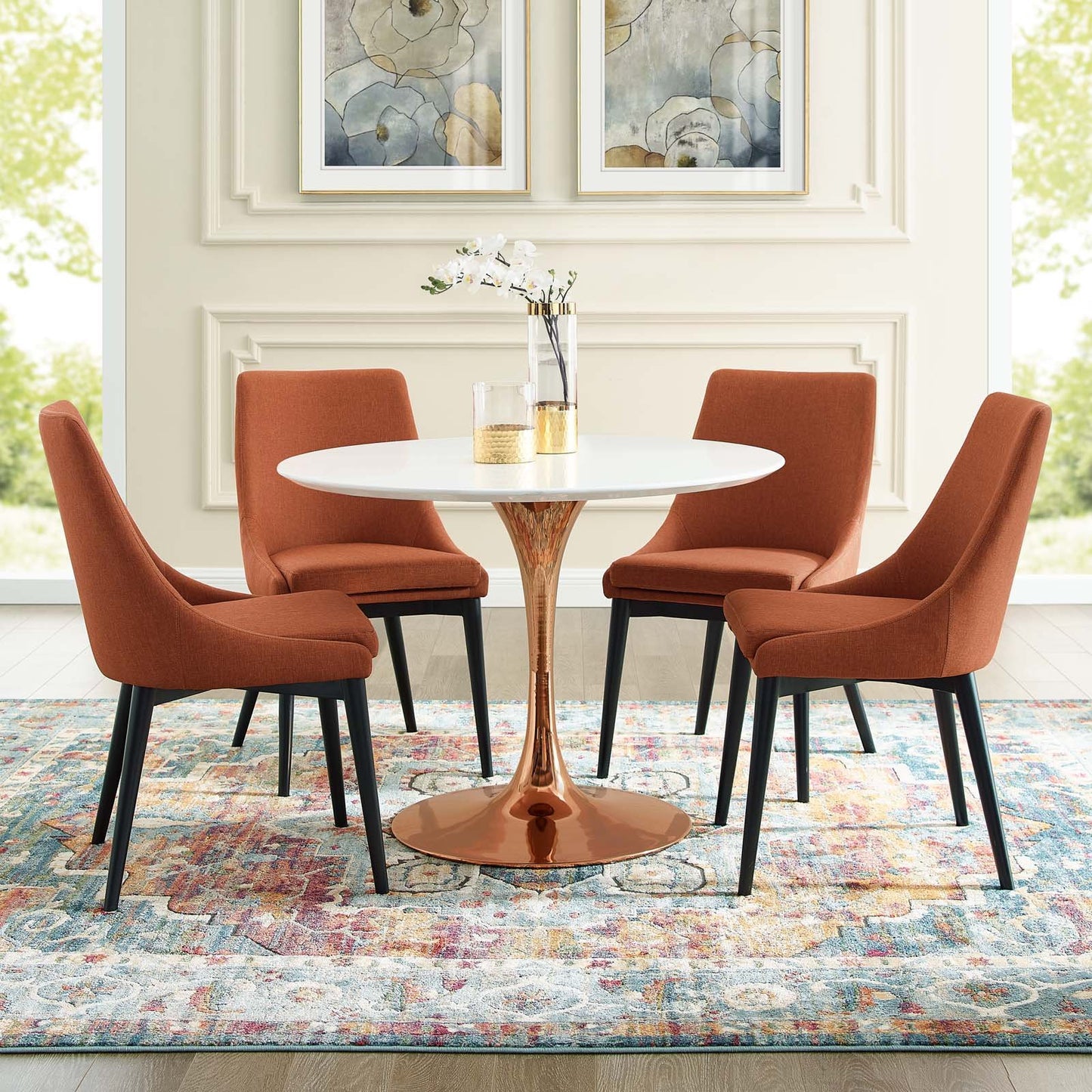Modway Lippa 40" Round Dining Table