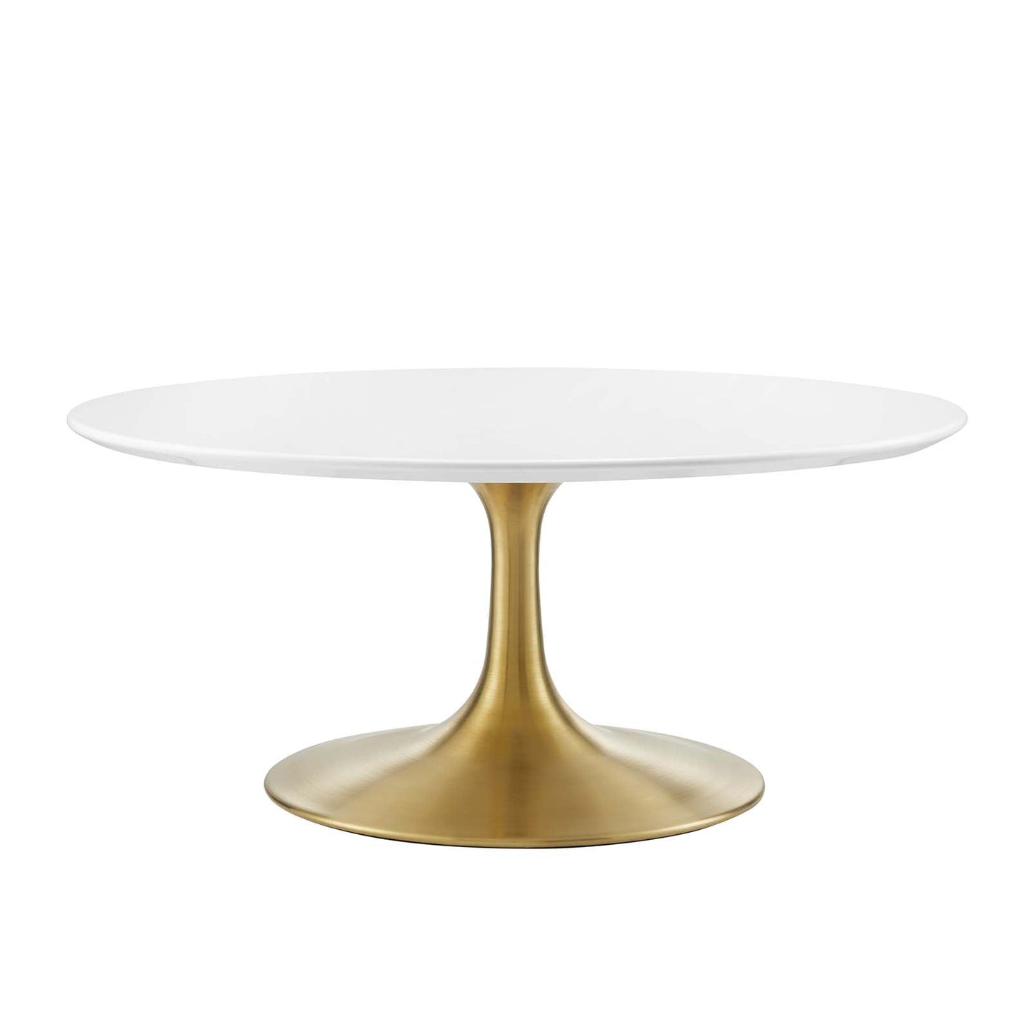 Modway Lippa 36" Coffee Table In Gold White - EEI-3250