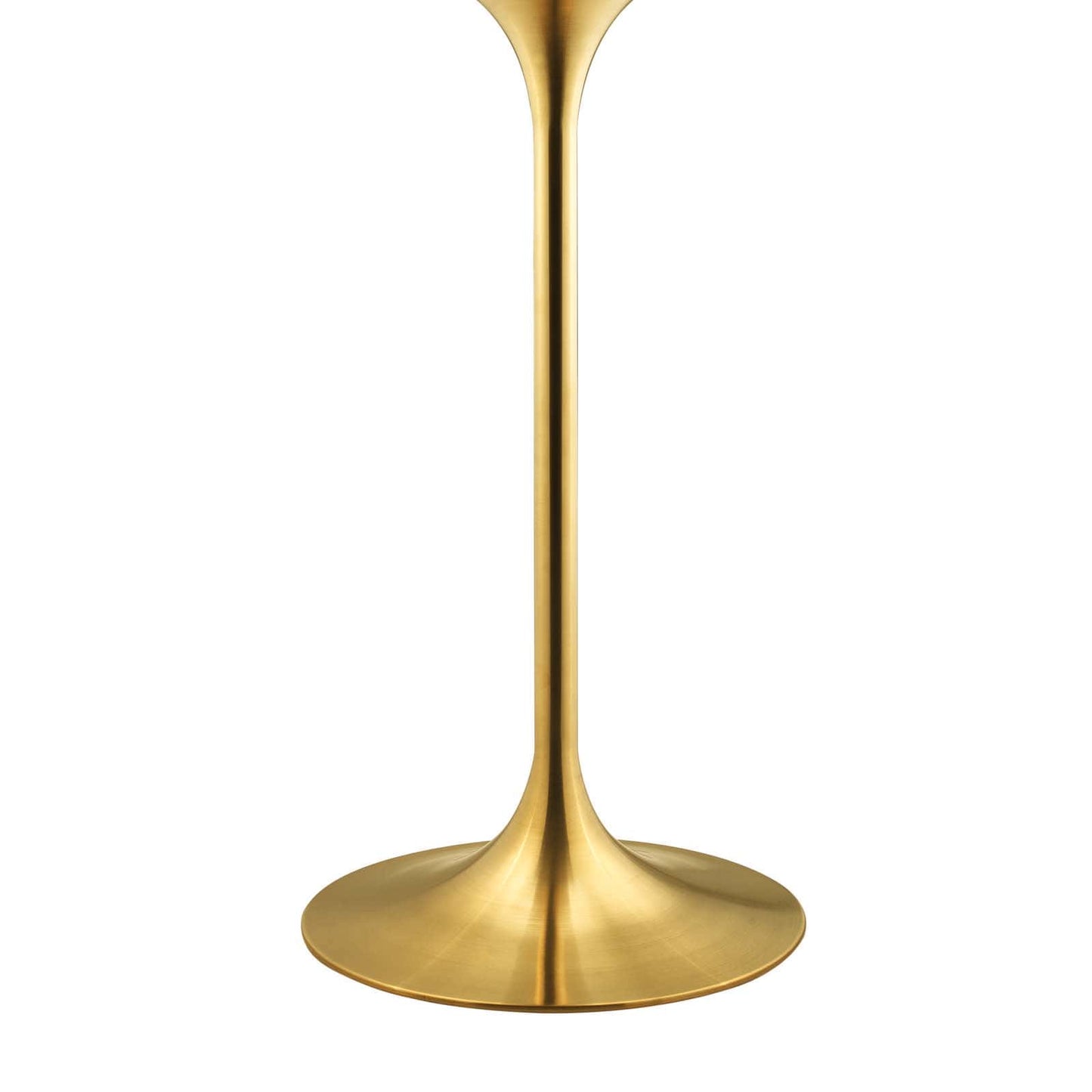 Modway Lippa 28" Bar Table Gold White | Bar Table | Modishstore-3