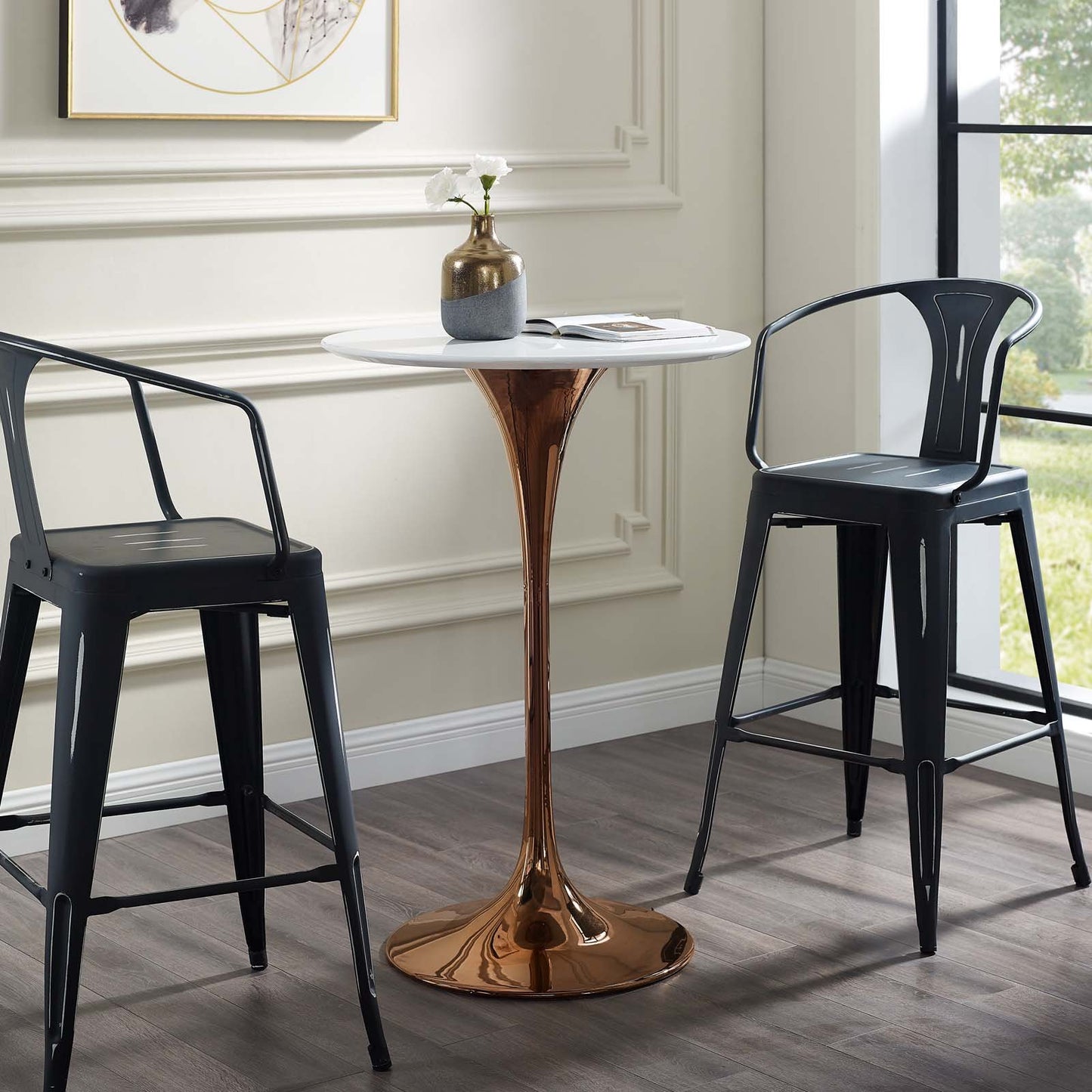 Modway Lippa 28" Bar Table