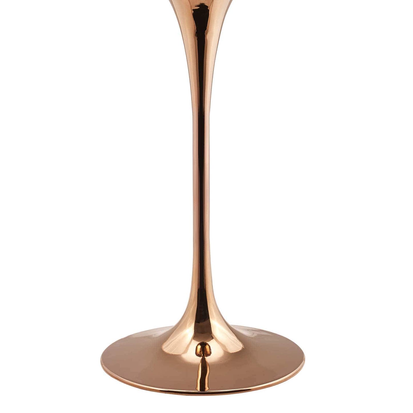 Modway Lippa 28" Bar Table Rose White