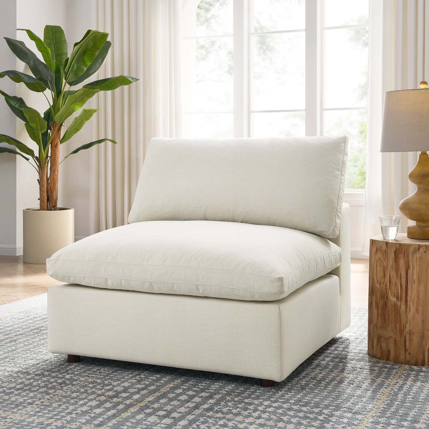 Modway Commix Down Filled Overstuffed Armless Chair | Sofas | 