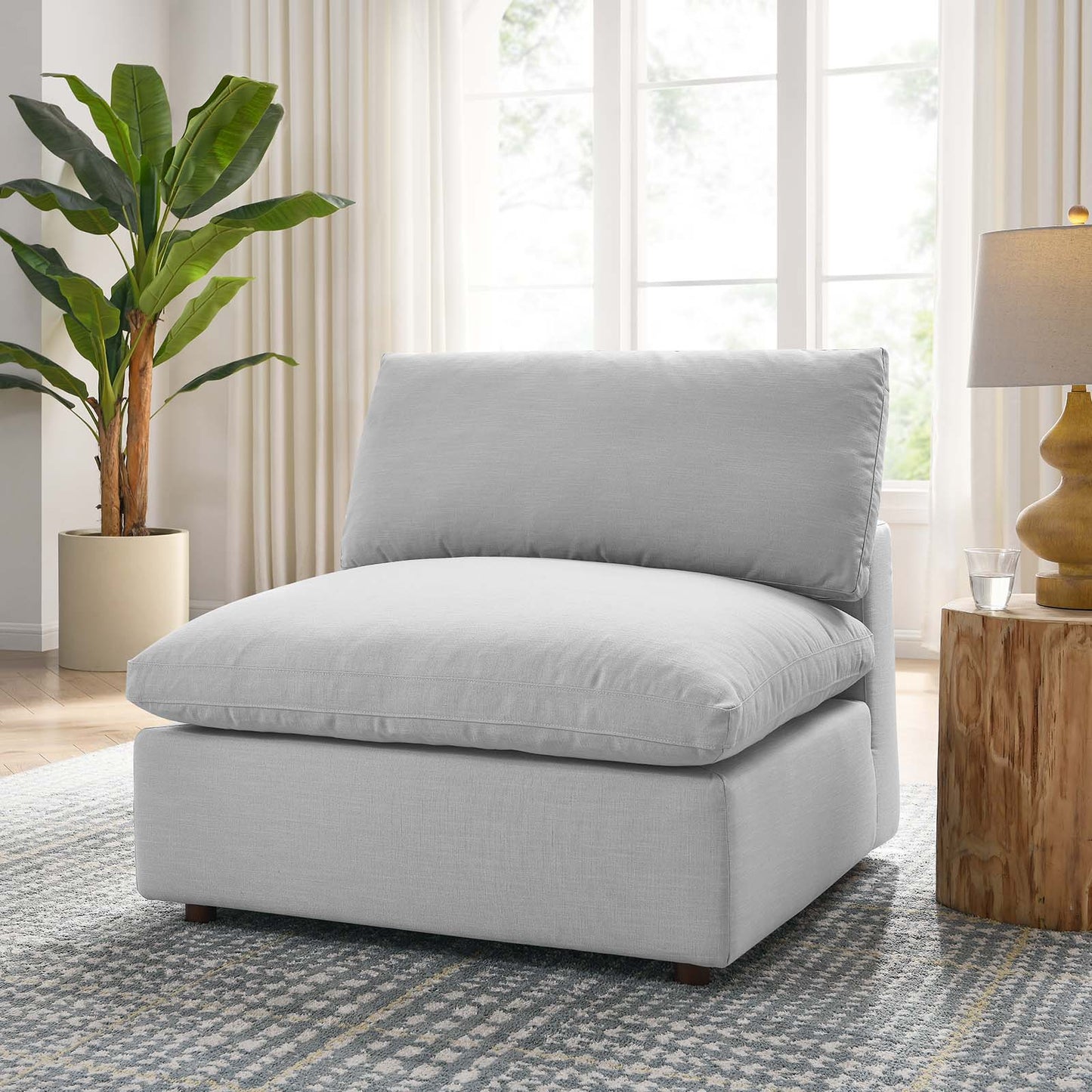 Modway Commix Down Filled Overstuffed Armless Chair | Sofas | 